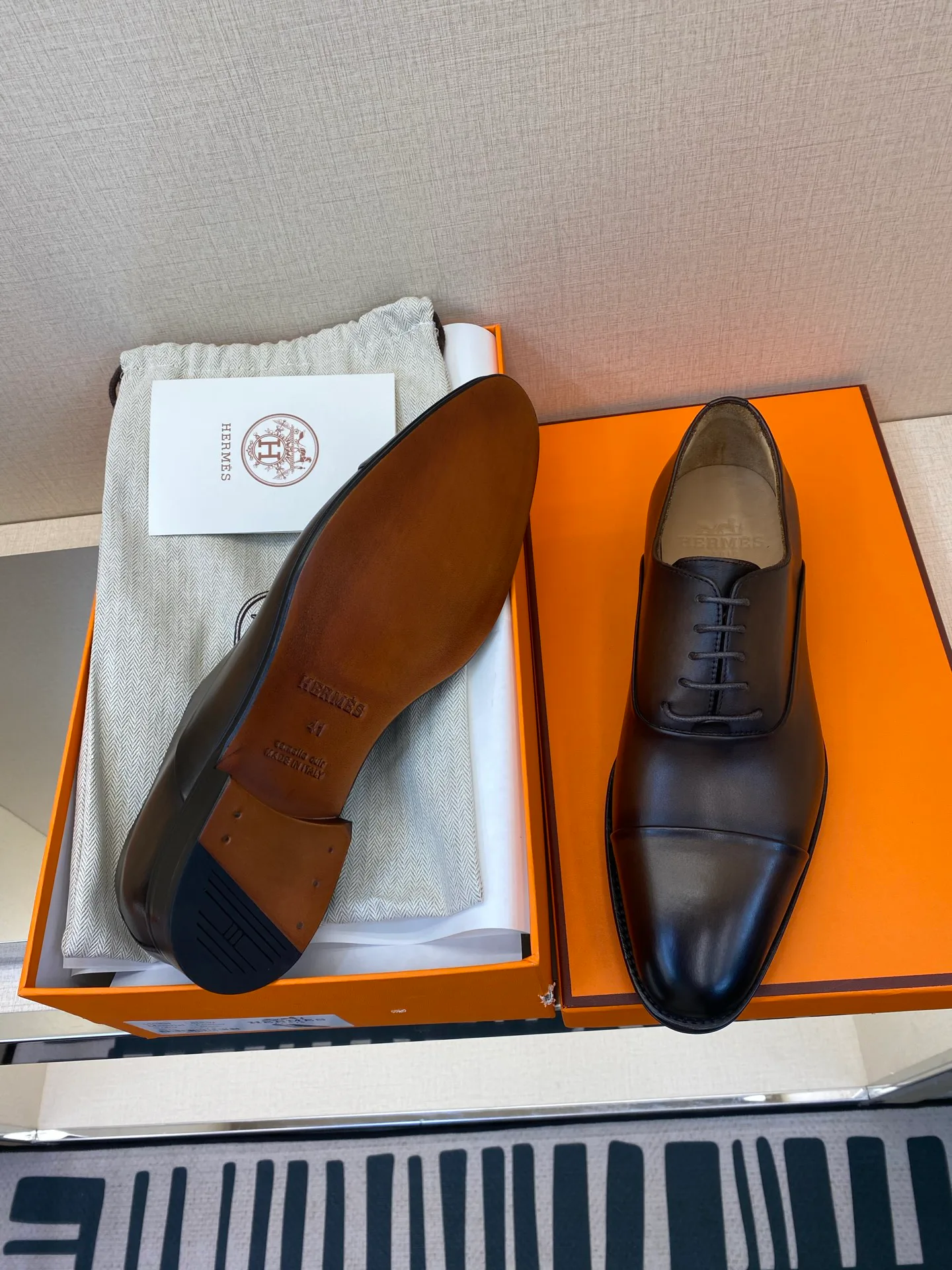 Men's Loafers And Dress Shoes HERMES 17972036
