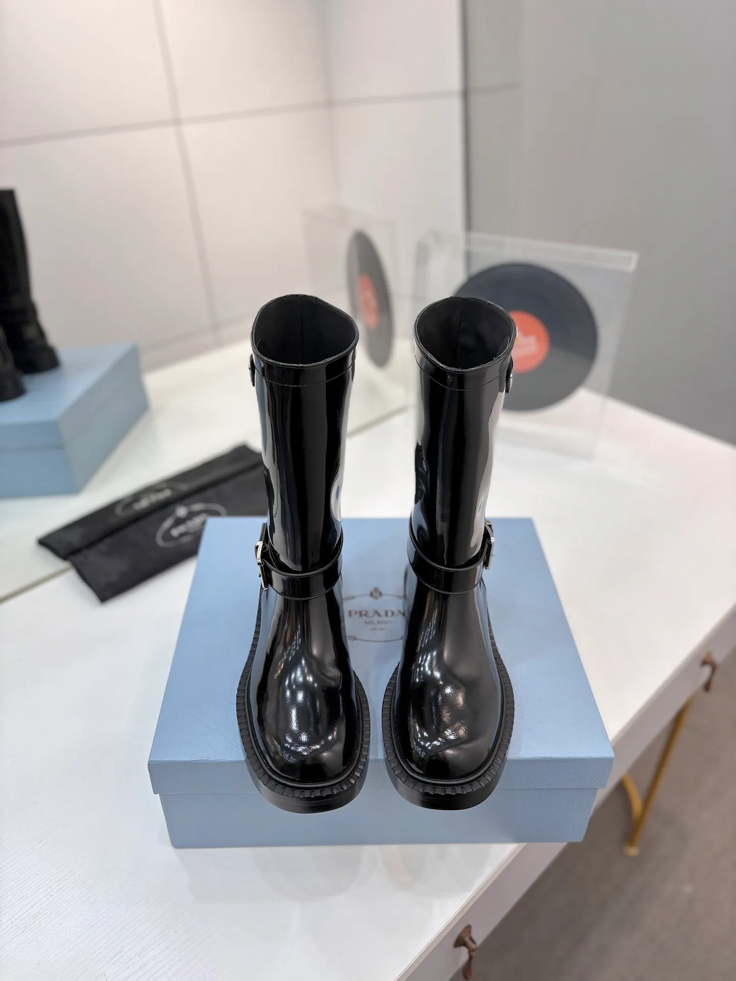 Women's Boots PRADA 17862767