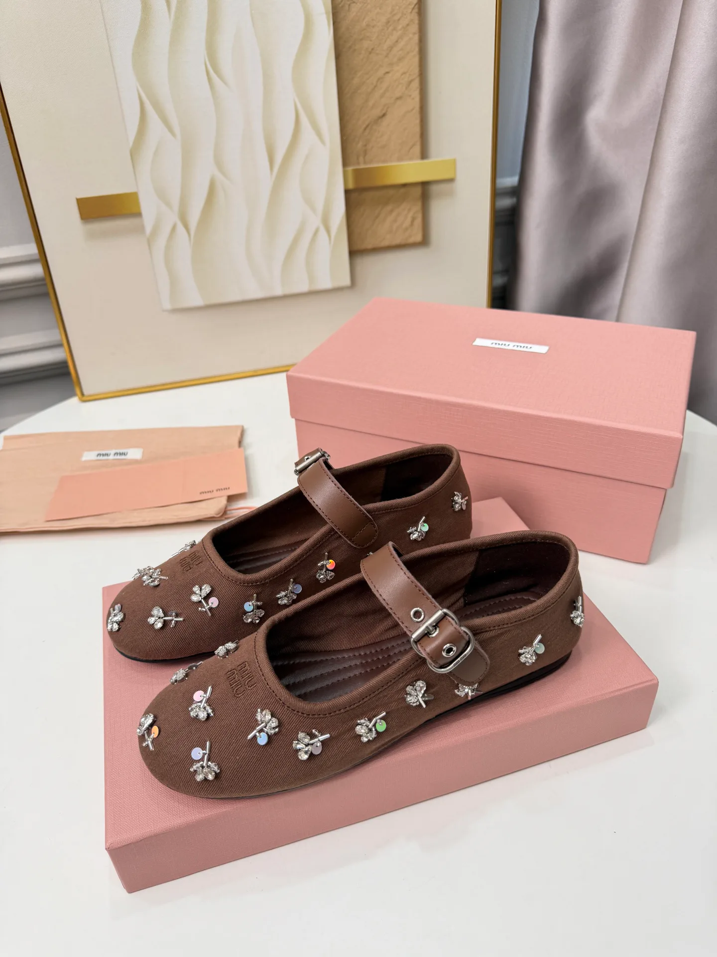 Women's Ballet Flats MIU MIU 17835686