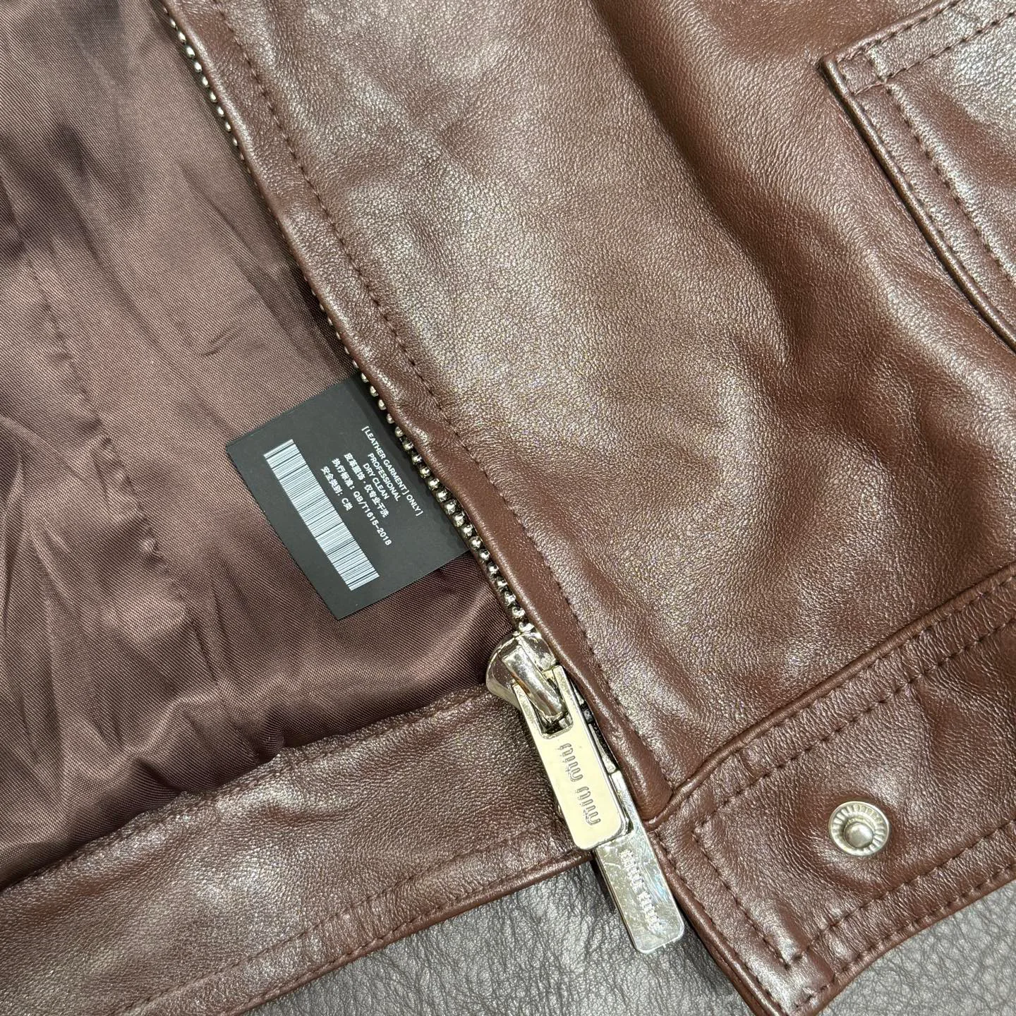 Women's Leather Jackets And Sheepskin Coats MIU MIU 18127929
