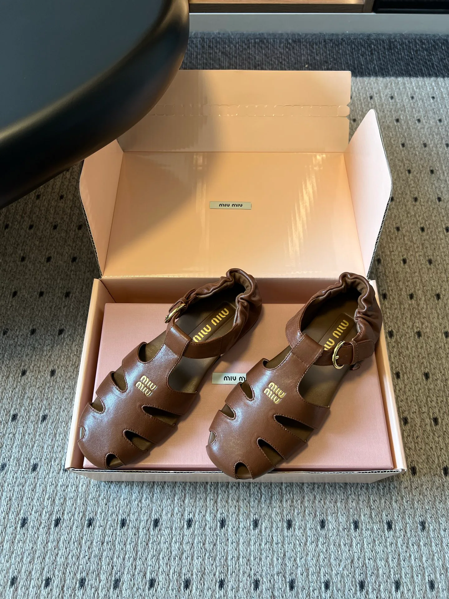 Women's Open-Toe Sandals MIU MIU 18080471