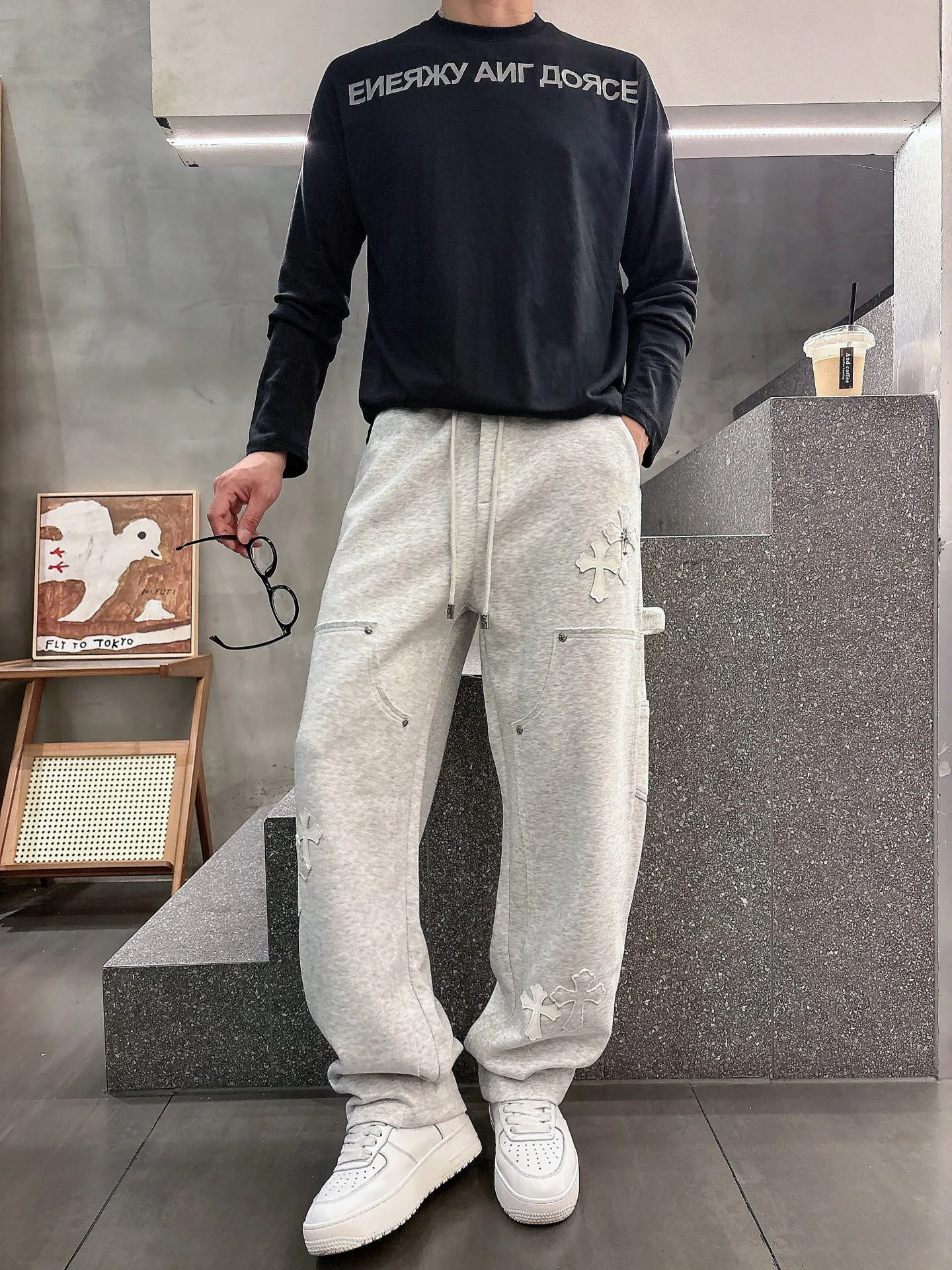 Брюки Мужские Chrome Hearts 18596852