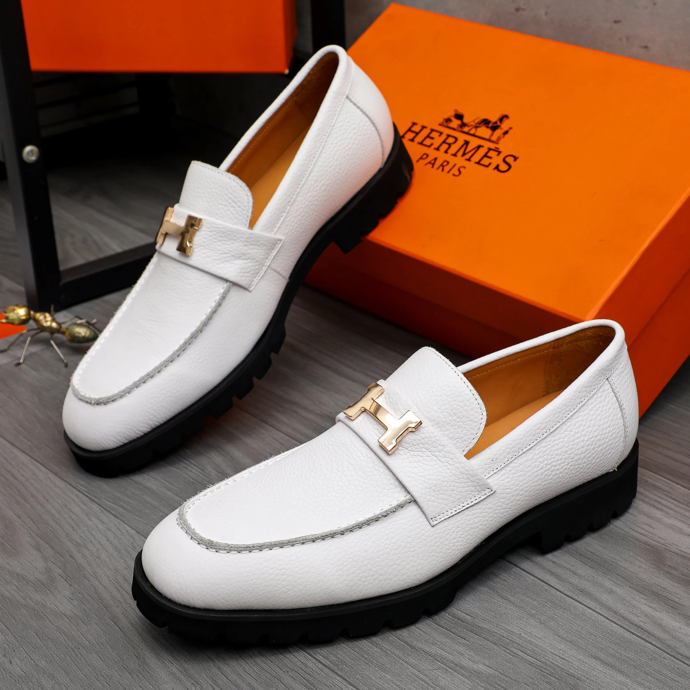 Men's Loafers And Dress Shoes HERMES 17801752