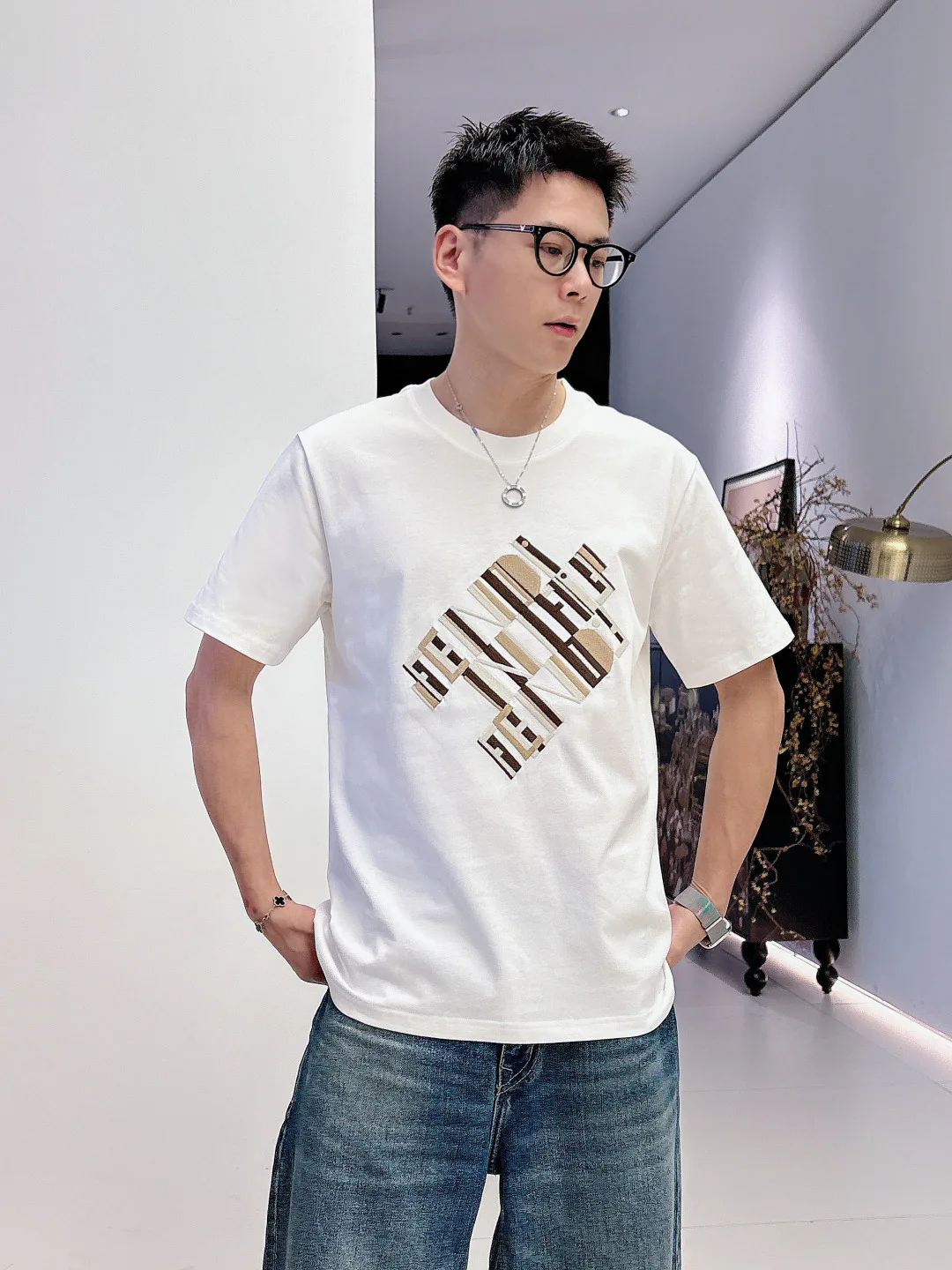 Men's T-Shirts FENDI 17349000