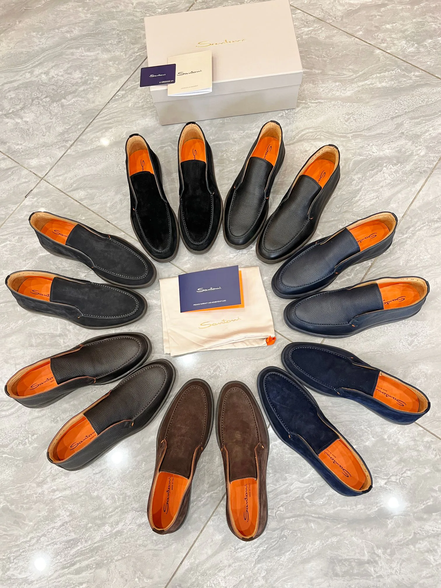 Men's Loafers And Dress Shoes SANTONI 17604454