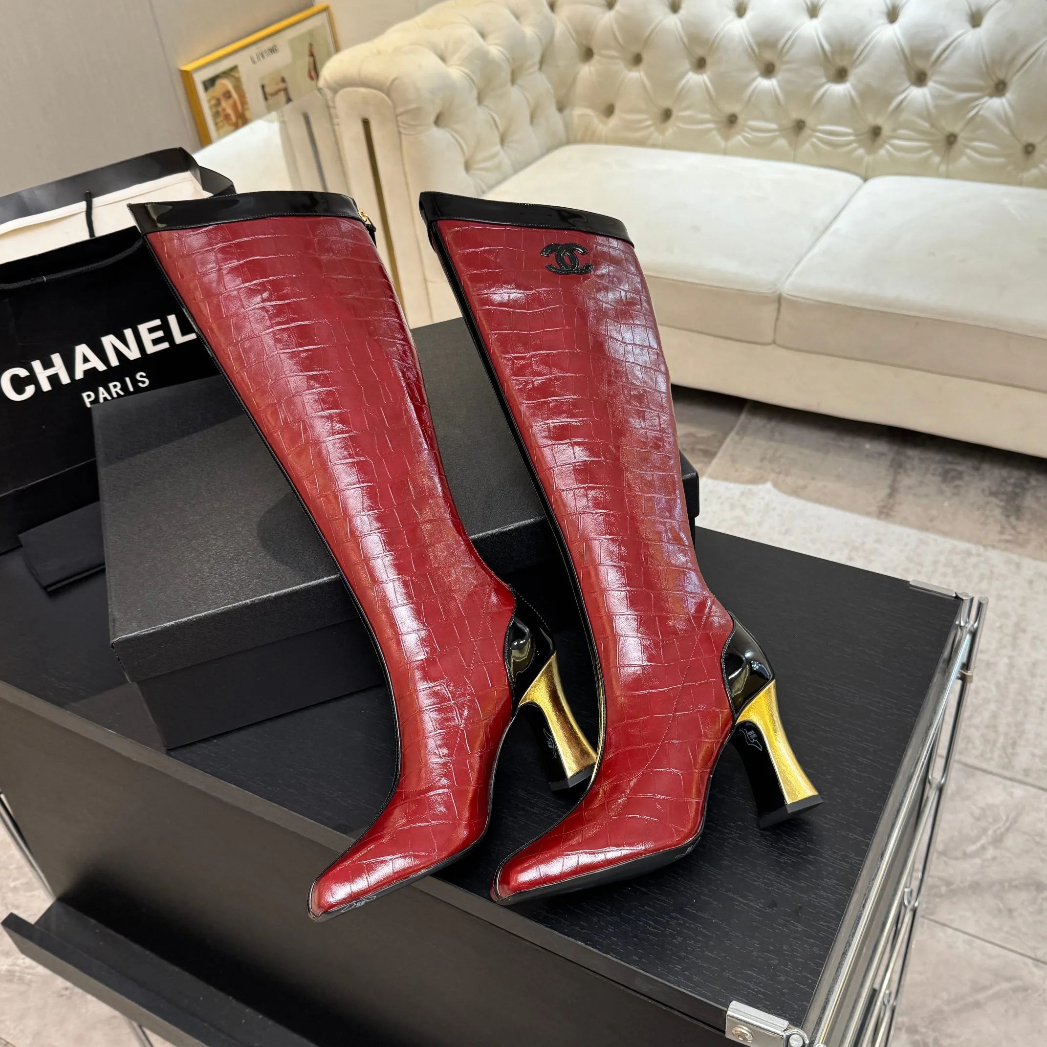 Women's Boots CHANEL 18062458