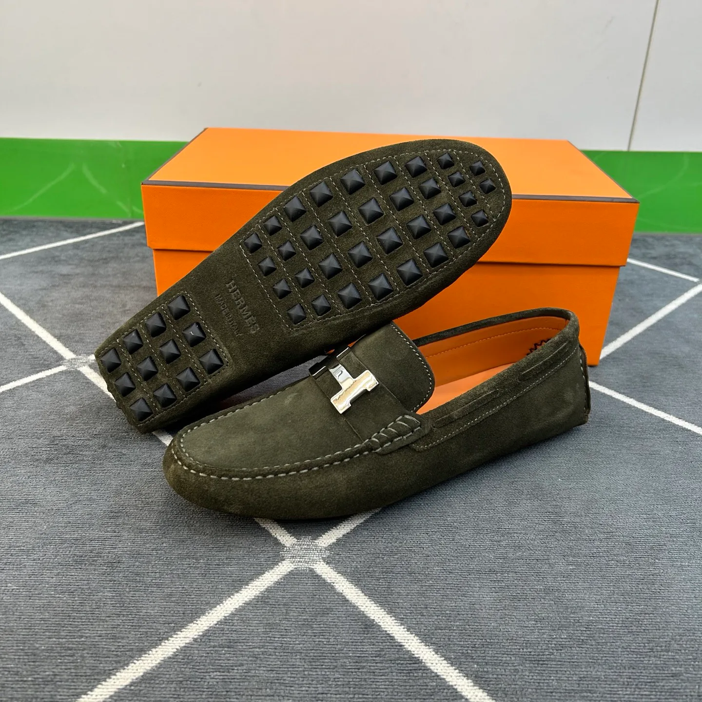 Men's Loafers And Dress Shoes HERMES 17867738