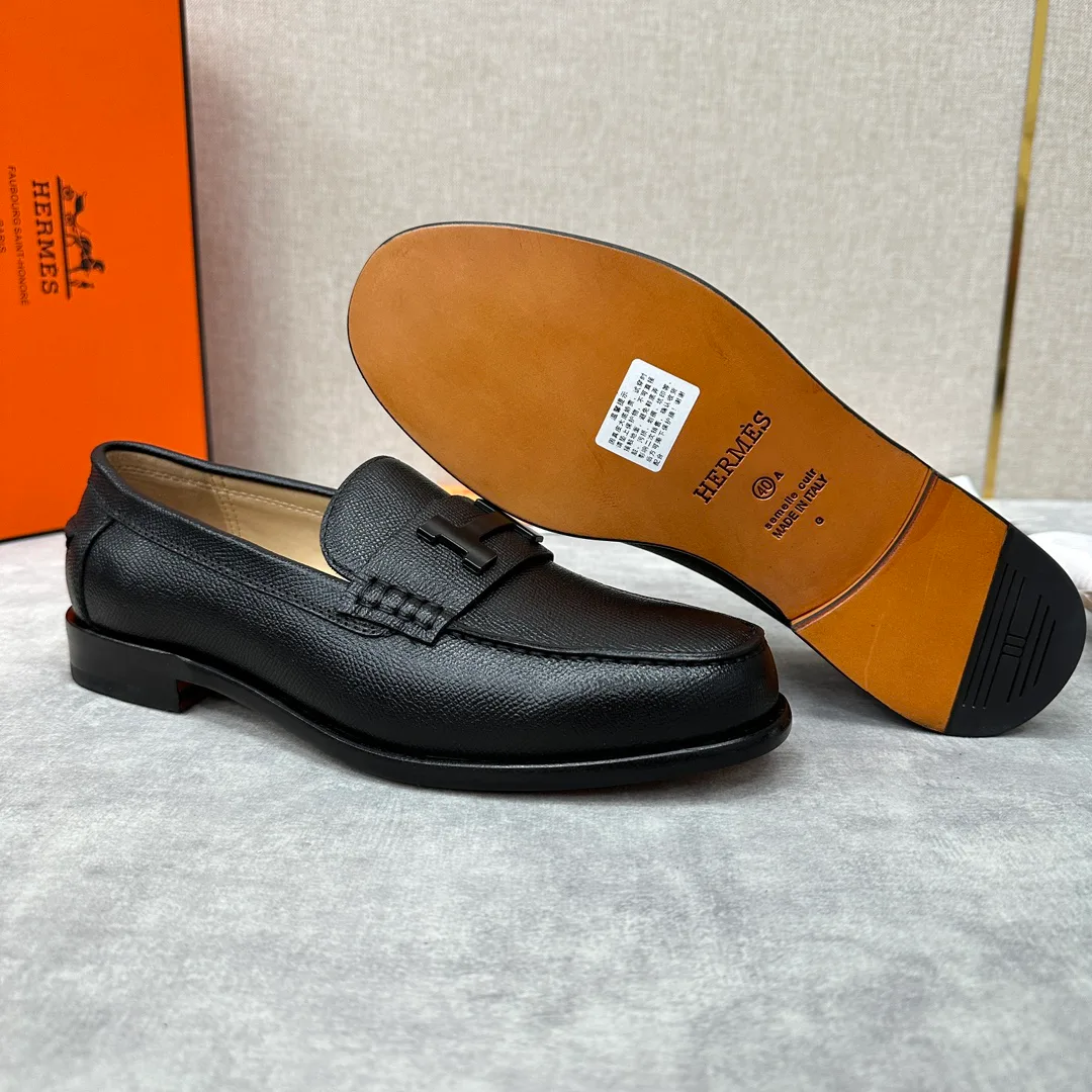 Men's Loafers And Dress Shoes HERMES 18397513