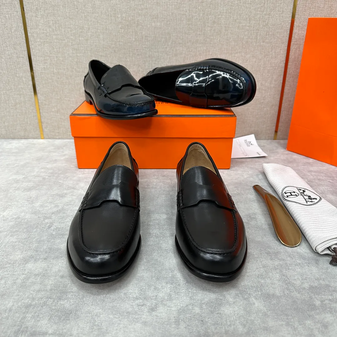 Men's Loafers And Dress Shoes HERMES 18397508