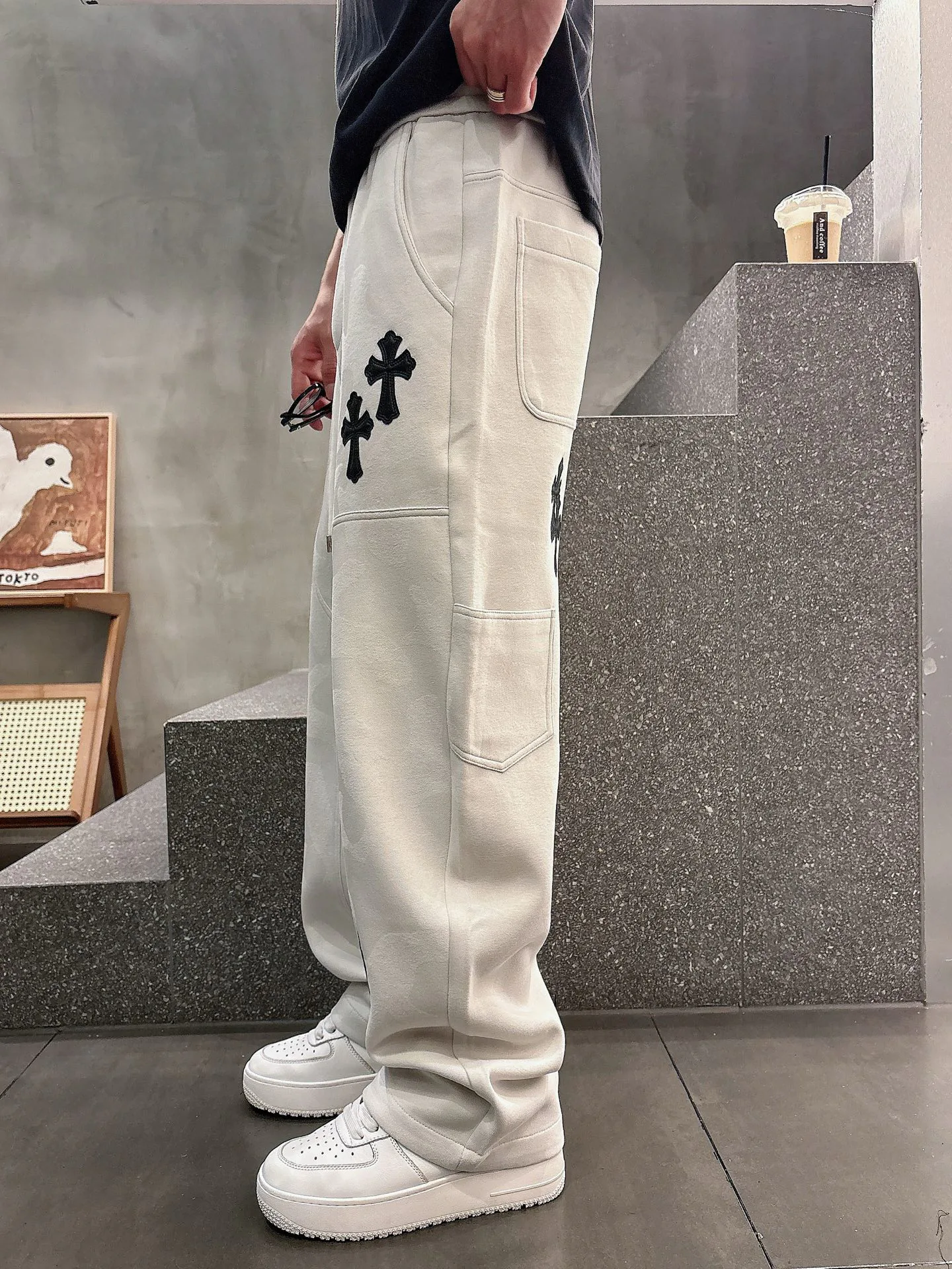 Брюки Мужские Chrome Hearts 18596833