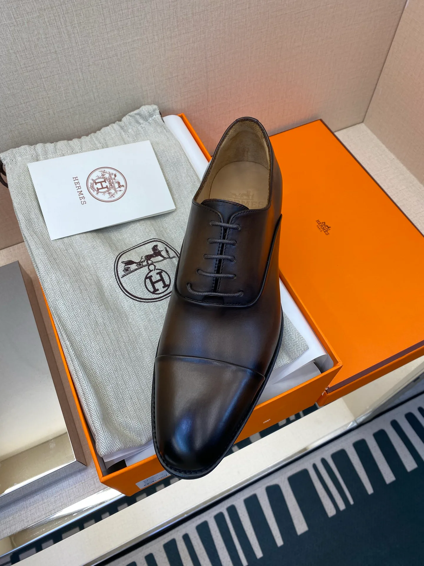 Men's Loafers And Dress Shoes HERMES 17972036