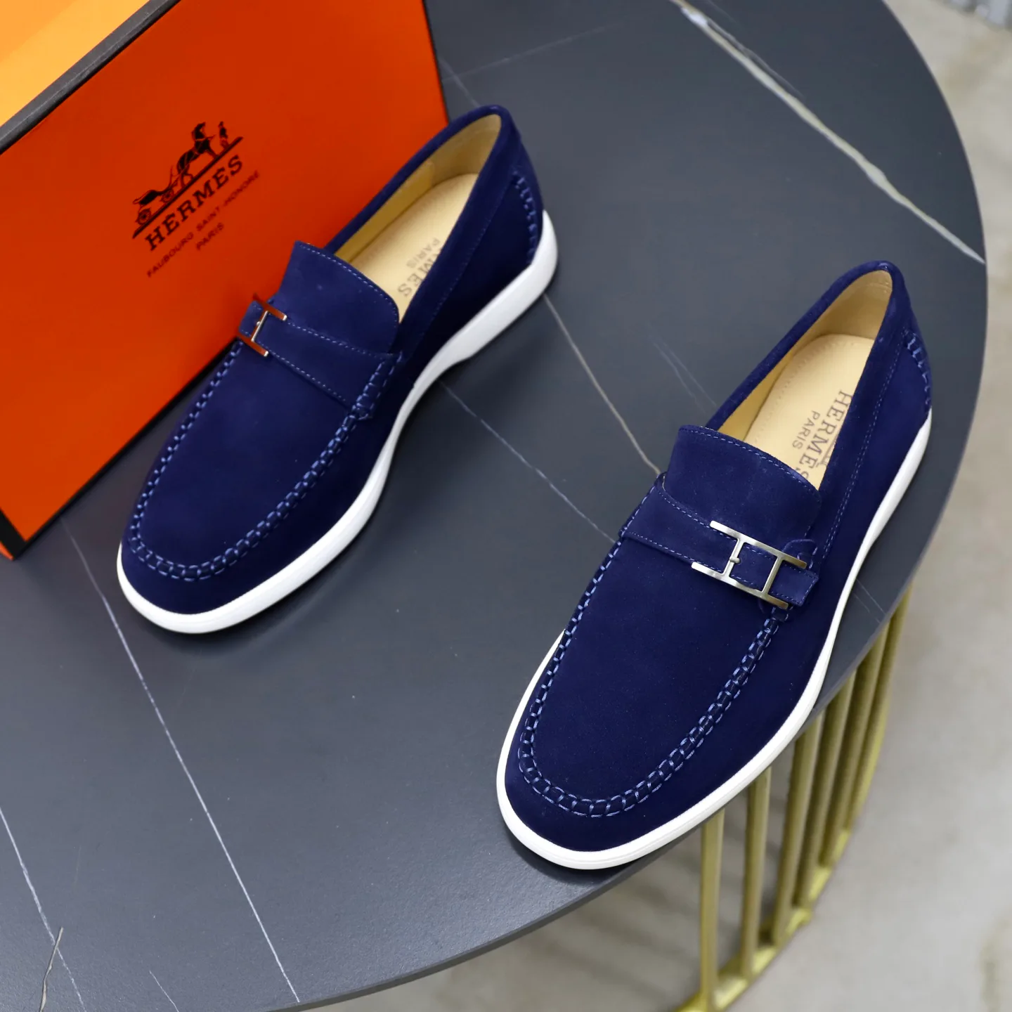 Men's Loafers And Dress Shoes HERMES 17911016