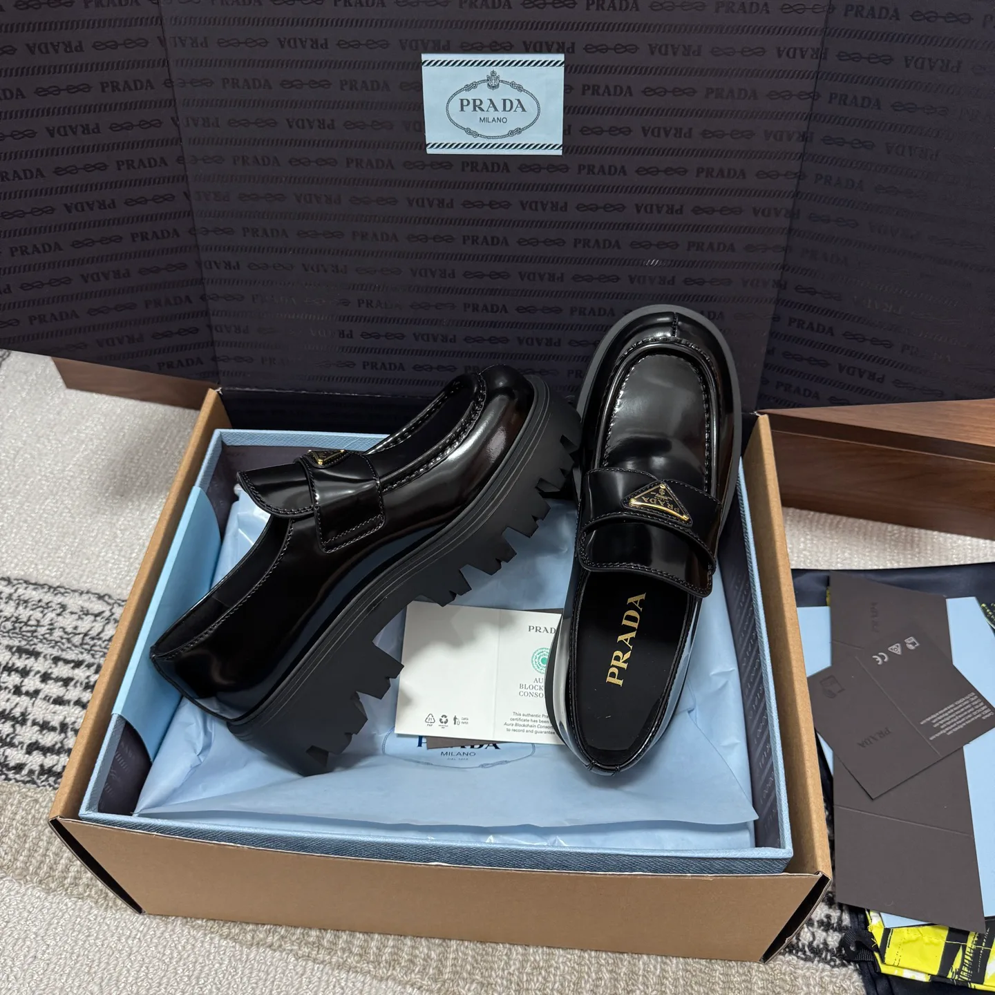Women's Loafers And Moccasins PRADA 18083787