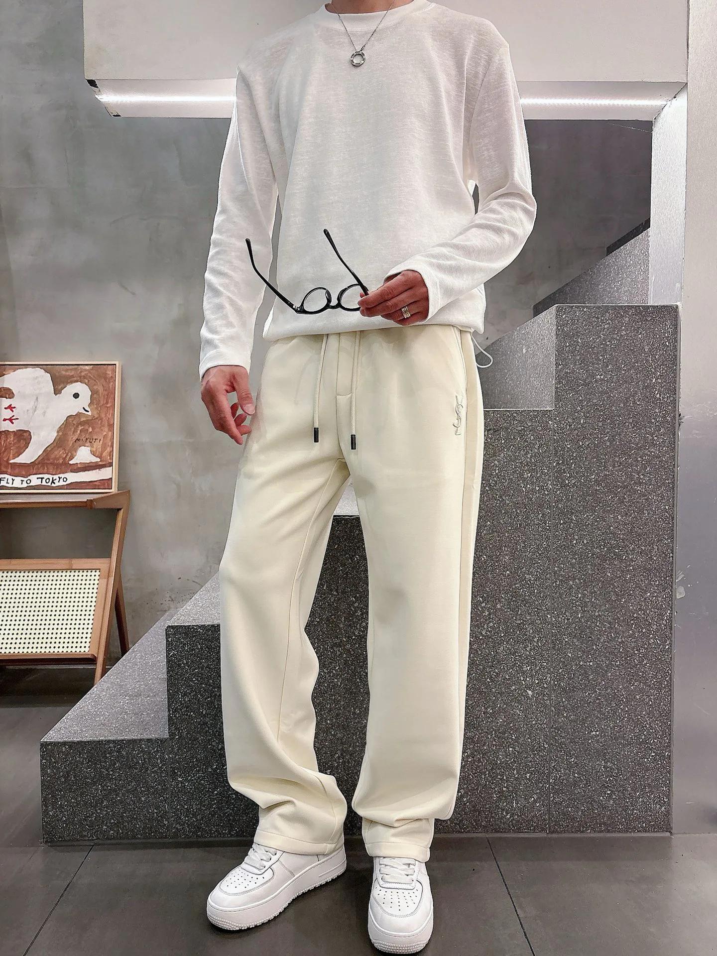 Брюки Мужские Saint Laurent 18596872