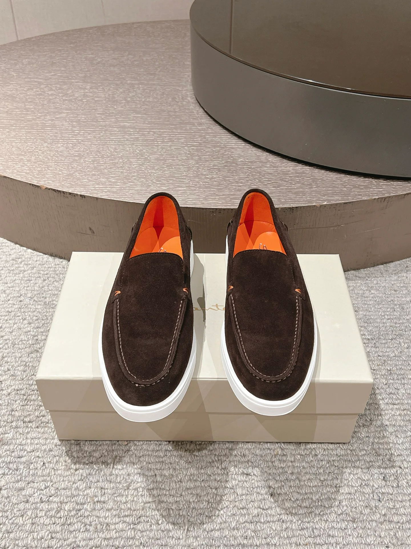 Men's Loafers And Dress Shoes SANTONI 17409253