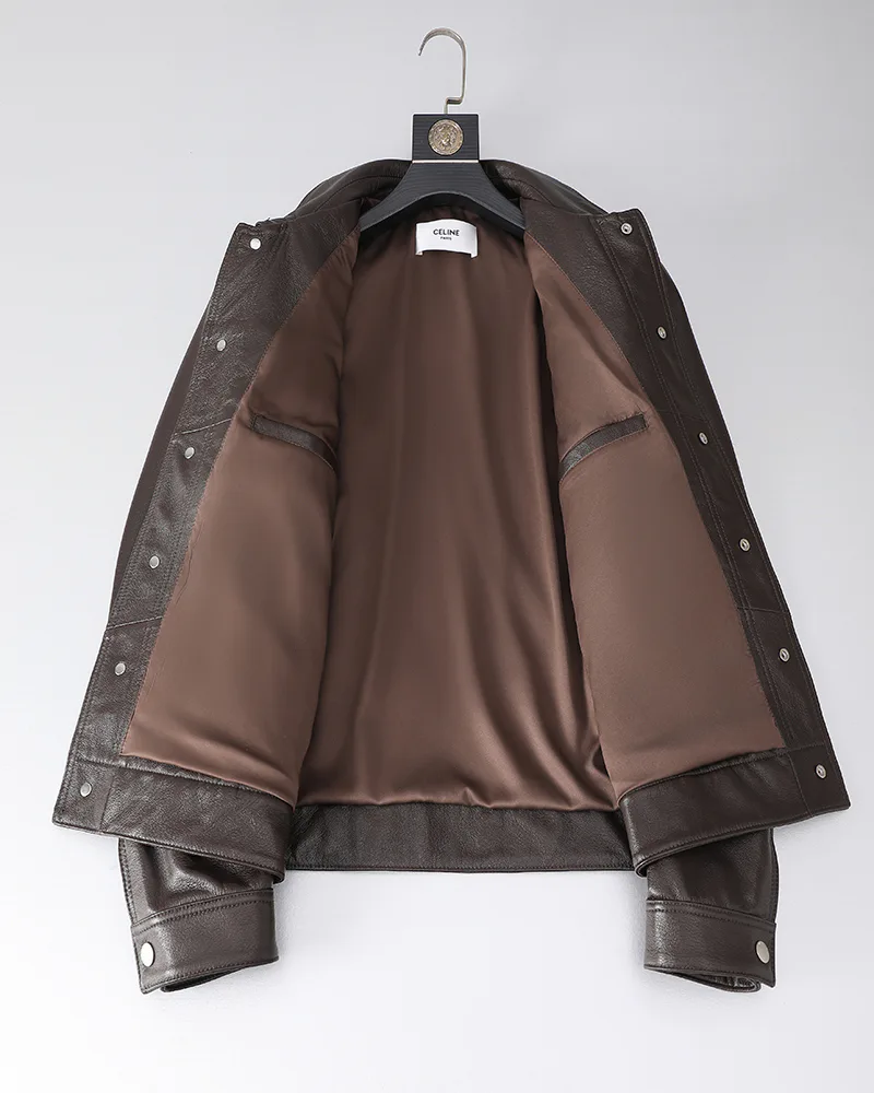 Men's Leather Jackets And Sheepskin Coats CELINE 18469443