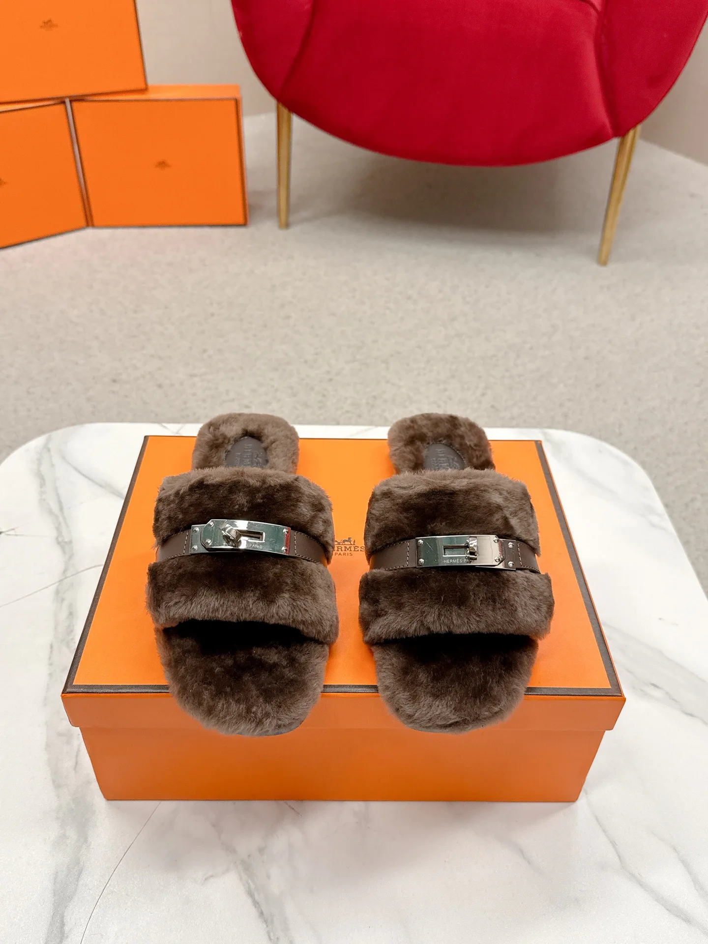 Women's Slippers HERMES 18235651