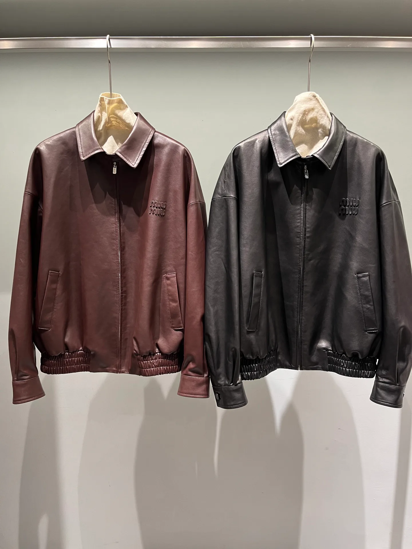 Women's Leather Jackets And Sheepskin Coats MIU MIU 18064822