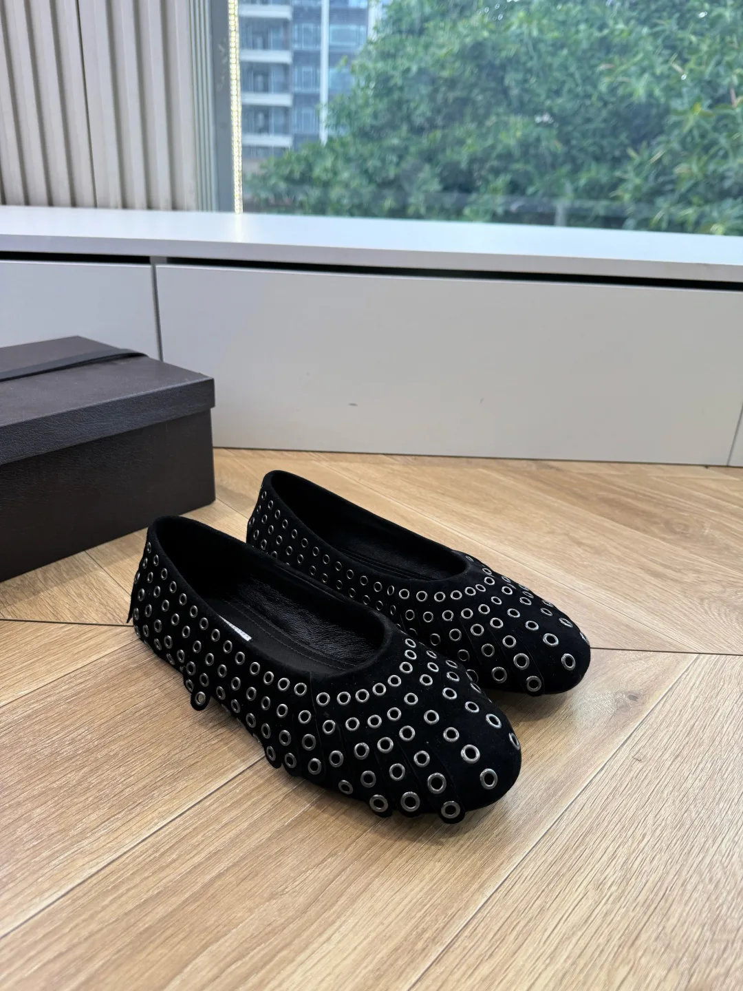 Women's Ballet Flats ALAIA 17480802