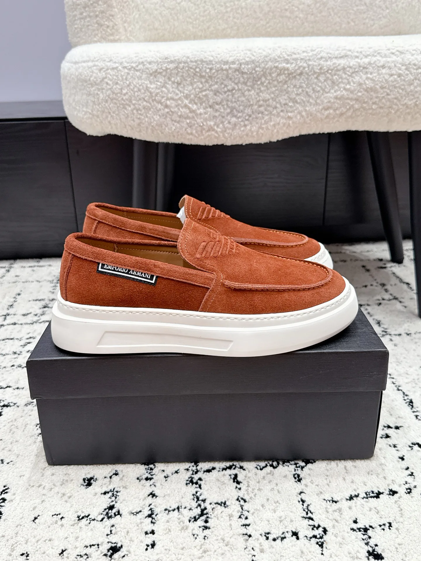 Men's Loafers And Dress Shoes ARMANI 17106855