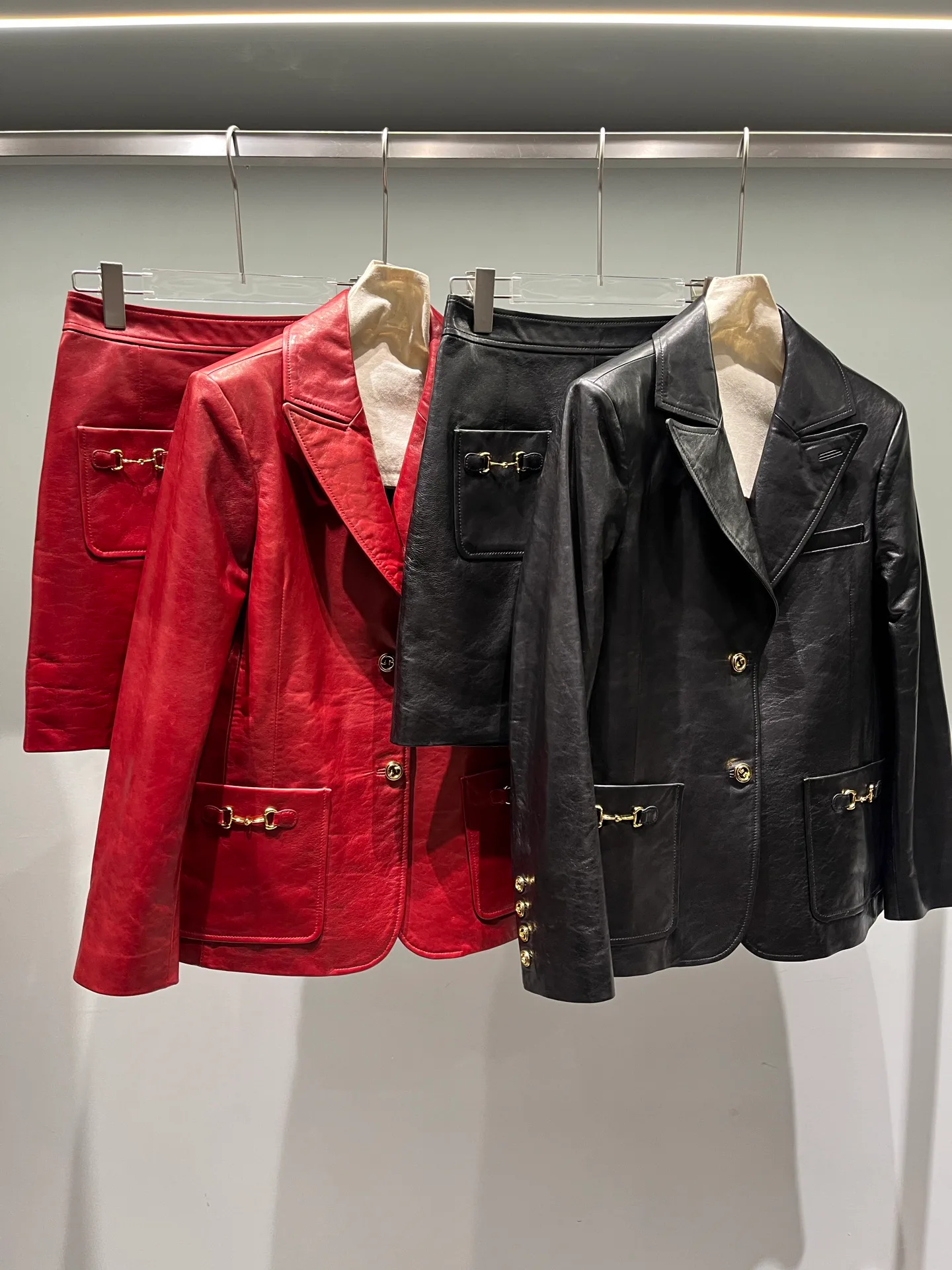 Women's Leather Jackets And Sheepskin Coats GUCCI 18064727
