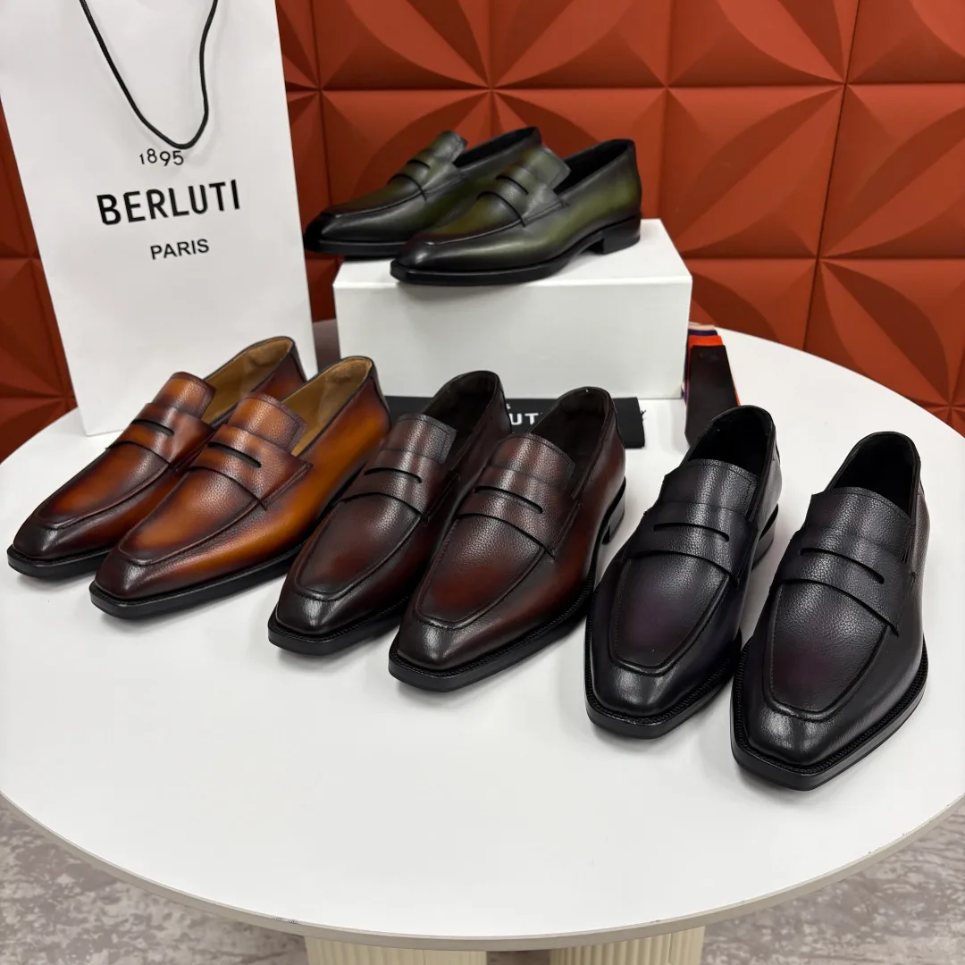 Men's Loafers And Dress Shoes BERLUTI 18117420