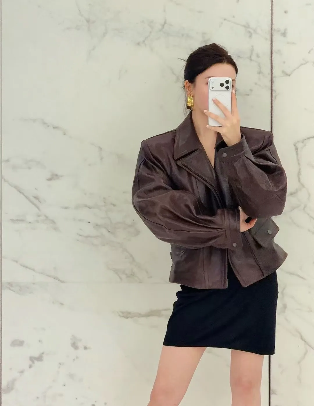 Women's Leather Jackets And Sheepskin Coats SAINT LAURENT 18524958