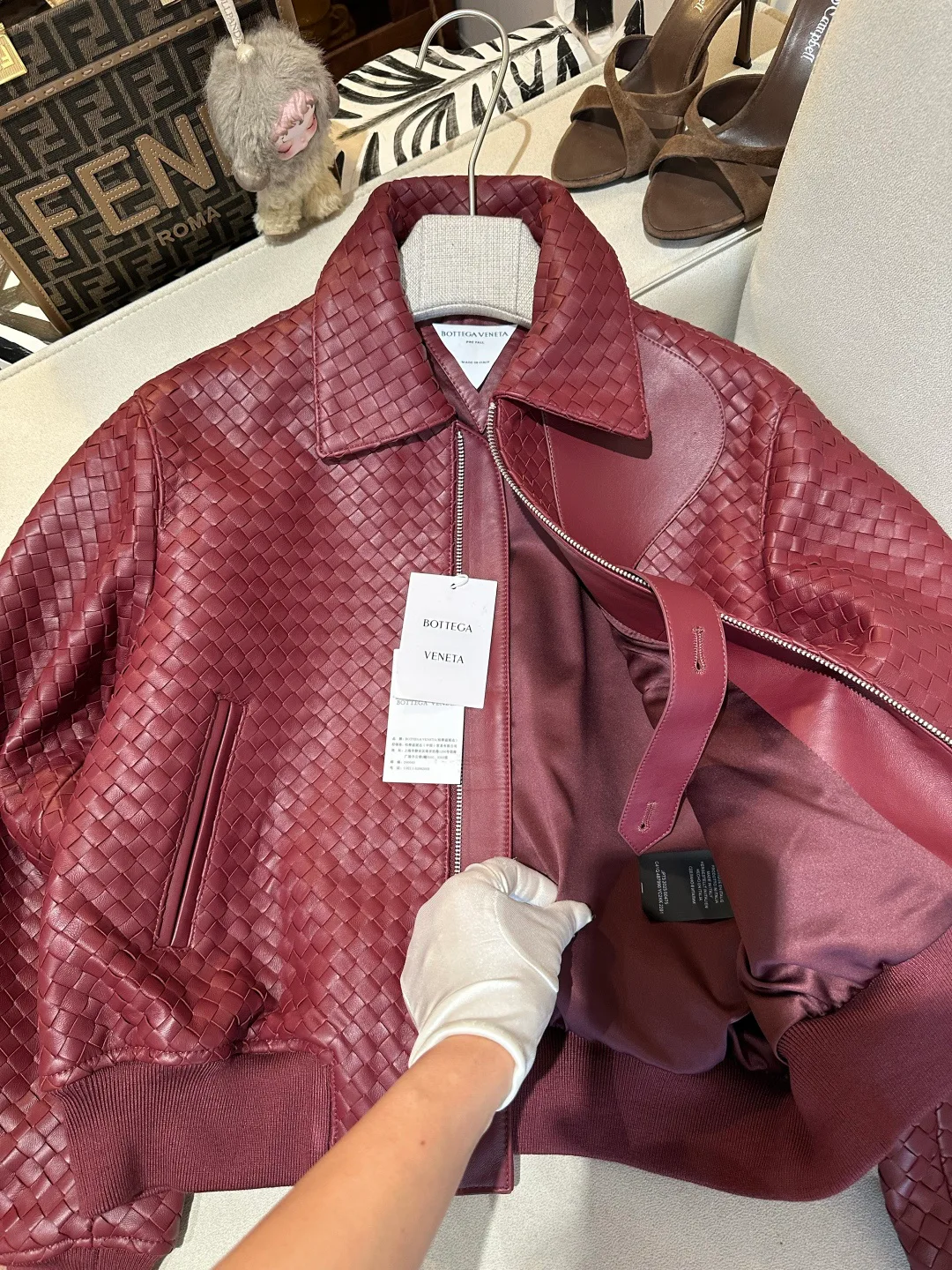 Women's Leather Jackets And Sheepskin Coats BOTTEGA VENETA 17744897