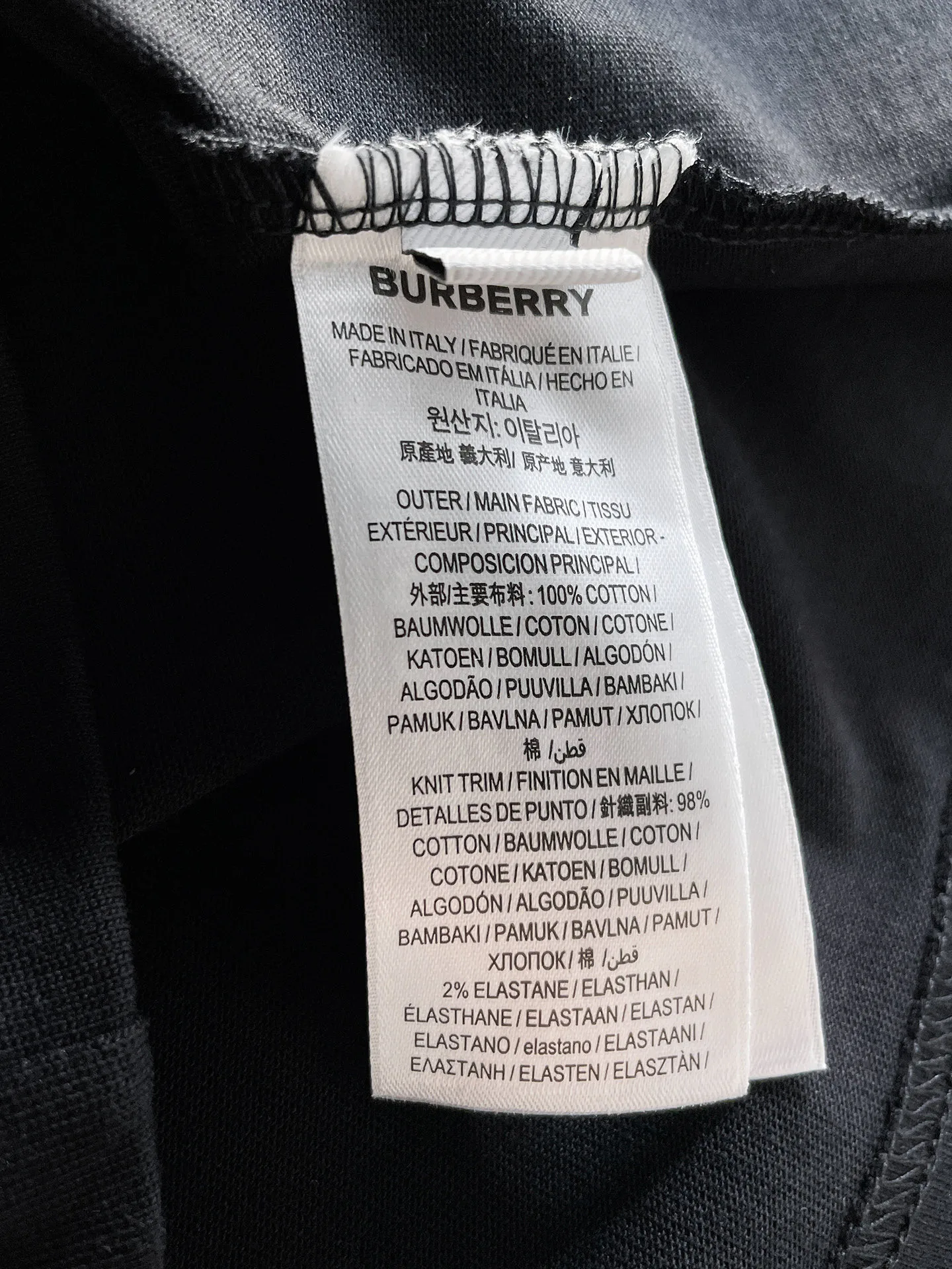 Men's T-Shirts BURBERRY 17420379