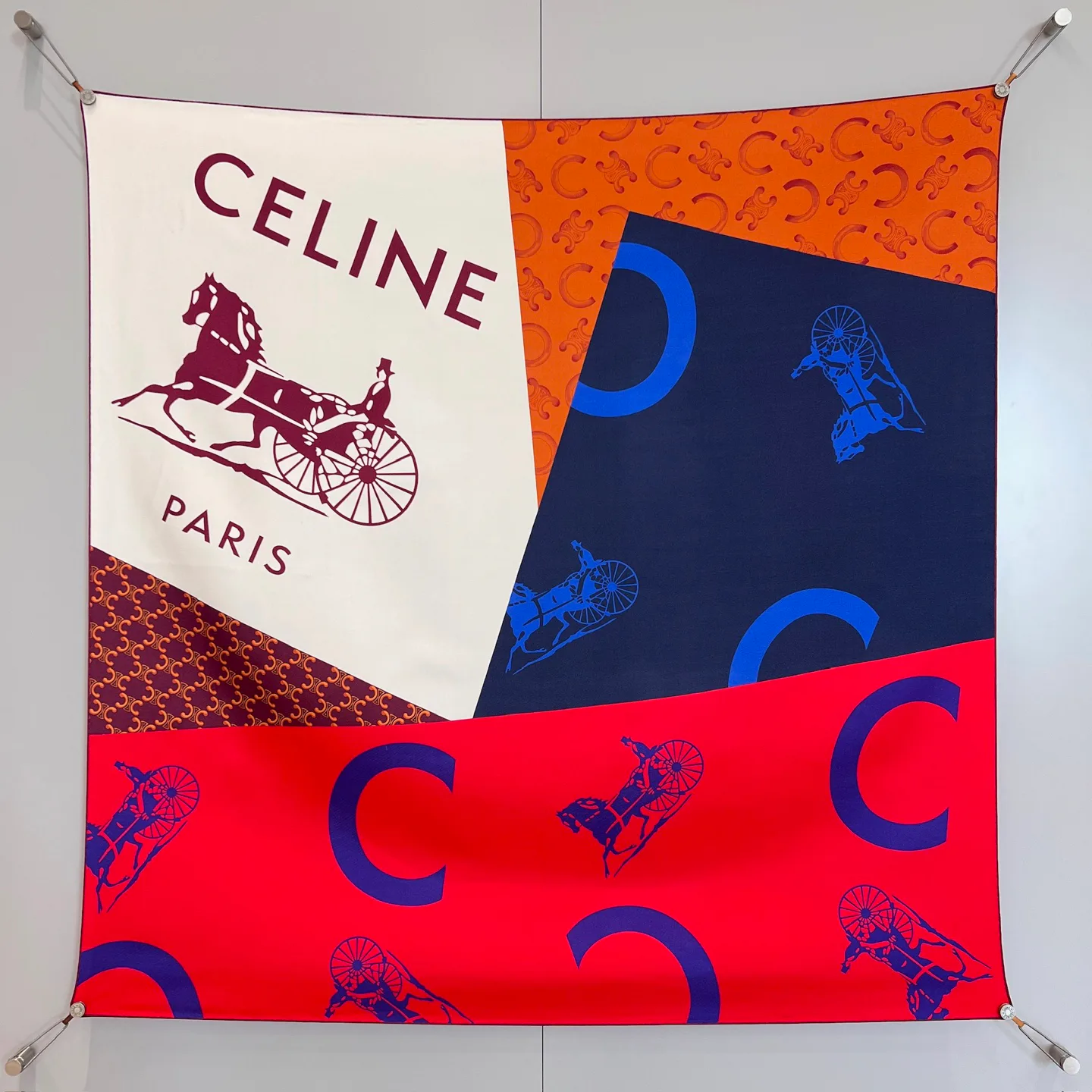 Silk Scarves CELINE 17754310