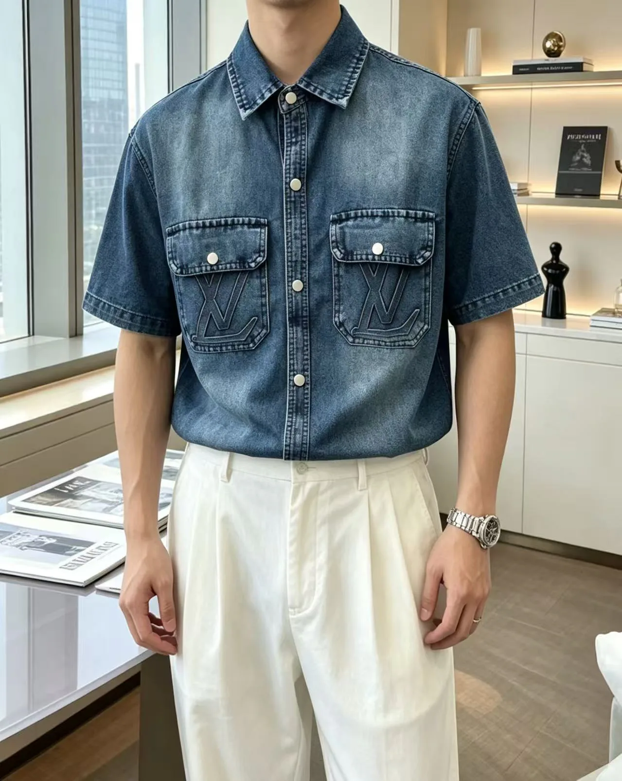 Men's Shirts LOUIS VUITTON 17343756