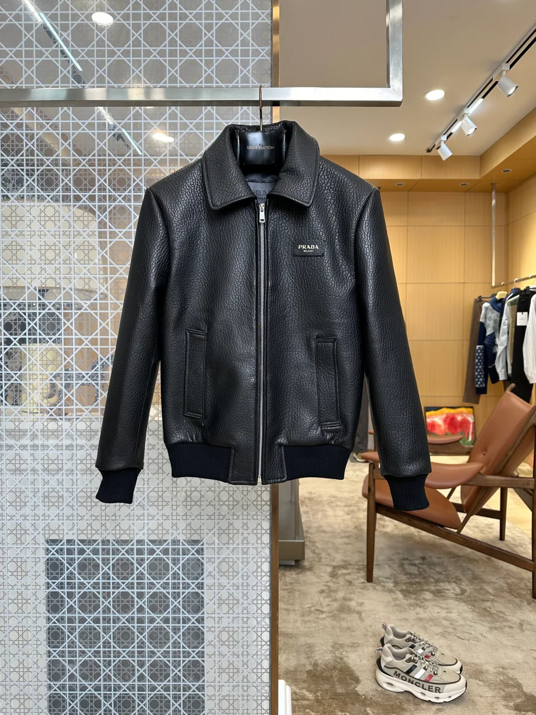 Men's Leather Jackets And Sheepskin Coats PRADA 18558592