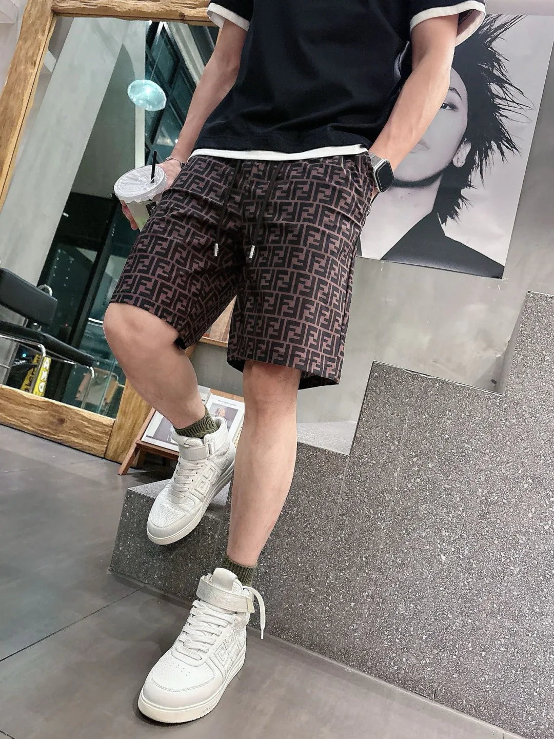 Men's Shorts FENDI 17468340