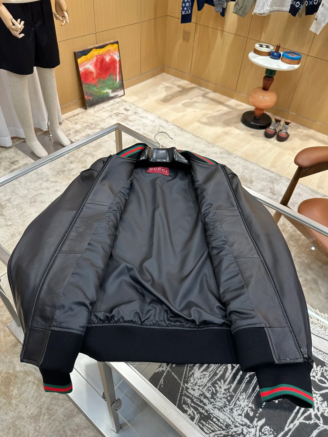 Men's Leather Jackets And Sheepskin Coats GUCCI 17699453