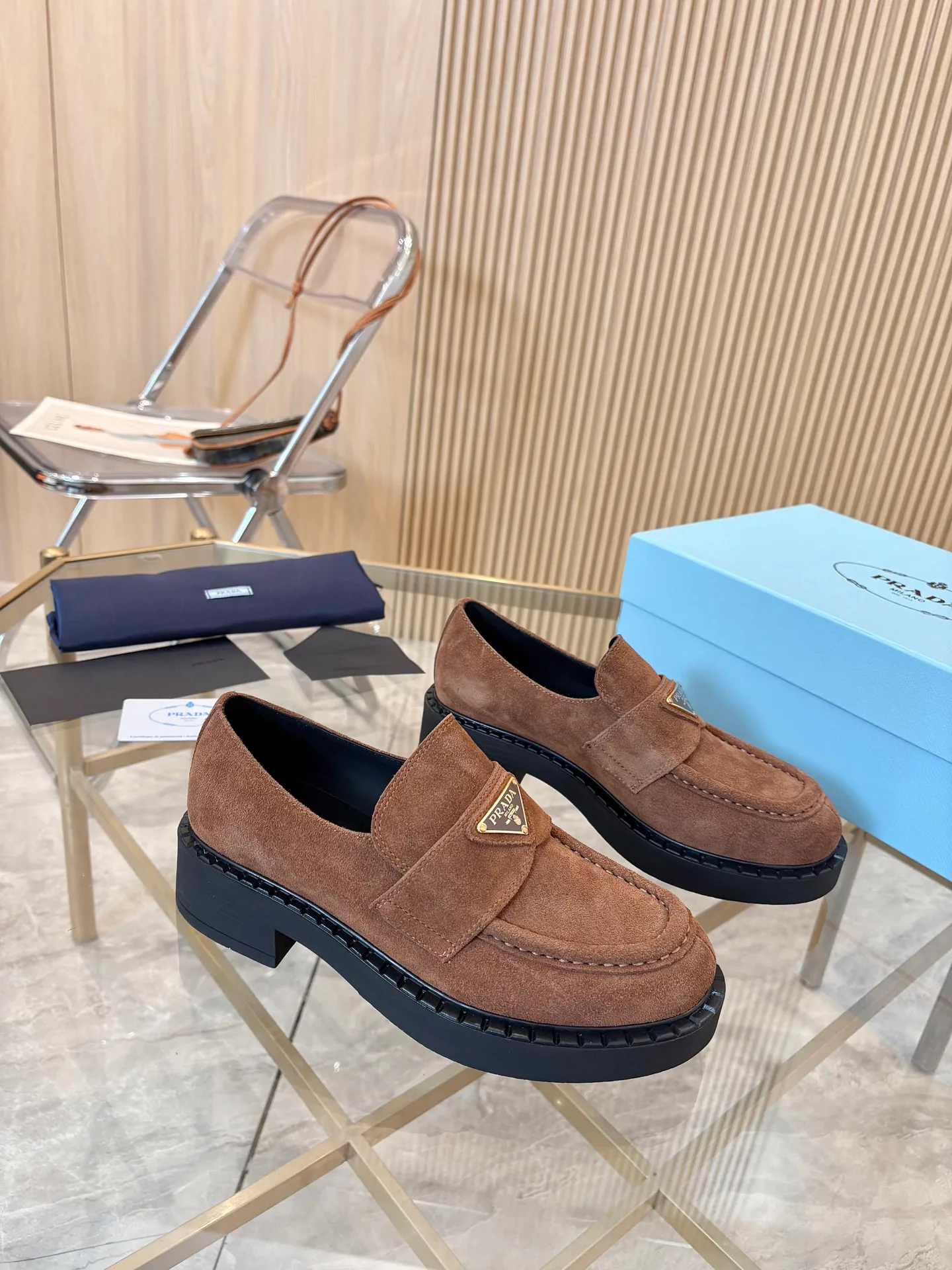 Women's Loafers And Moccasins PRADA 17524787
