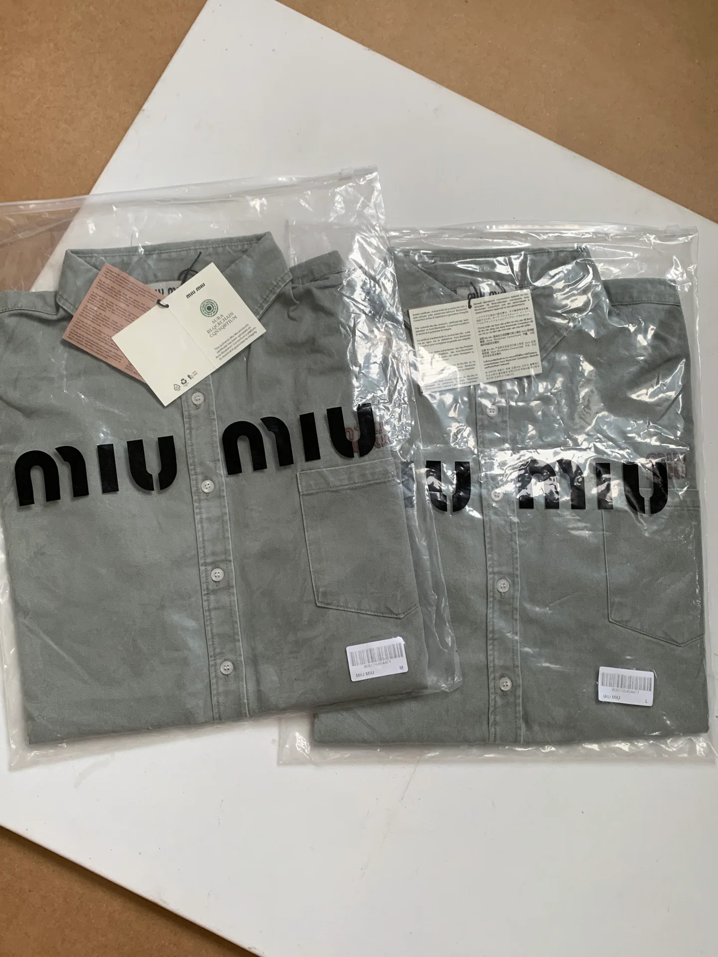 Men's Shirts MIU MIU 18142080
