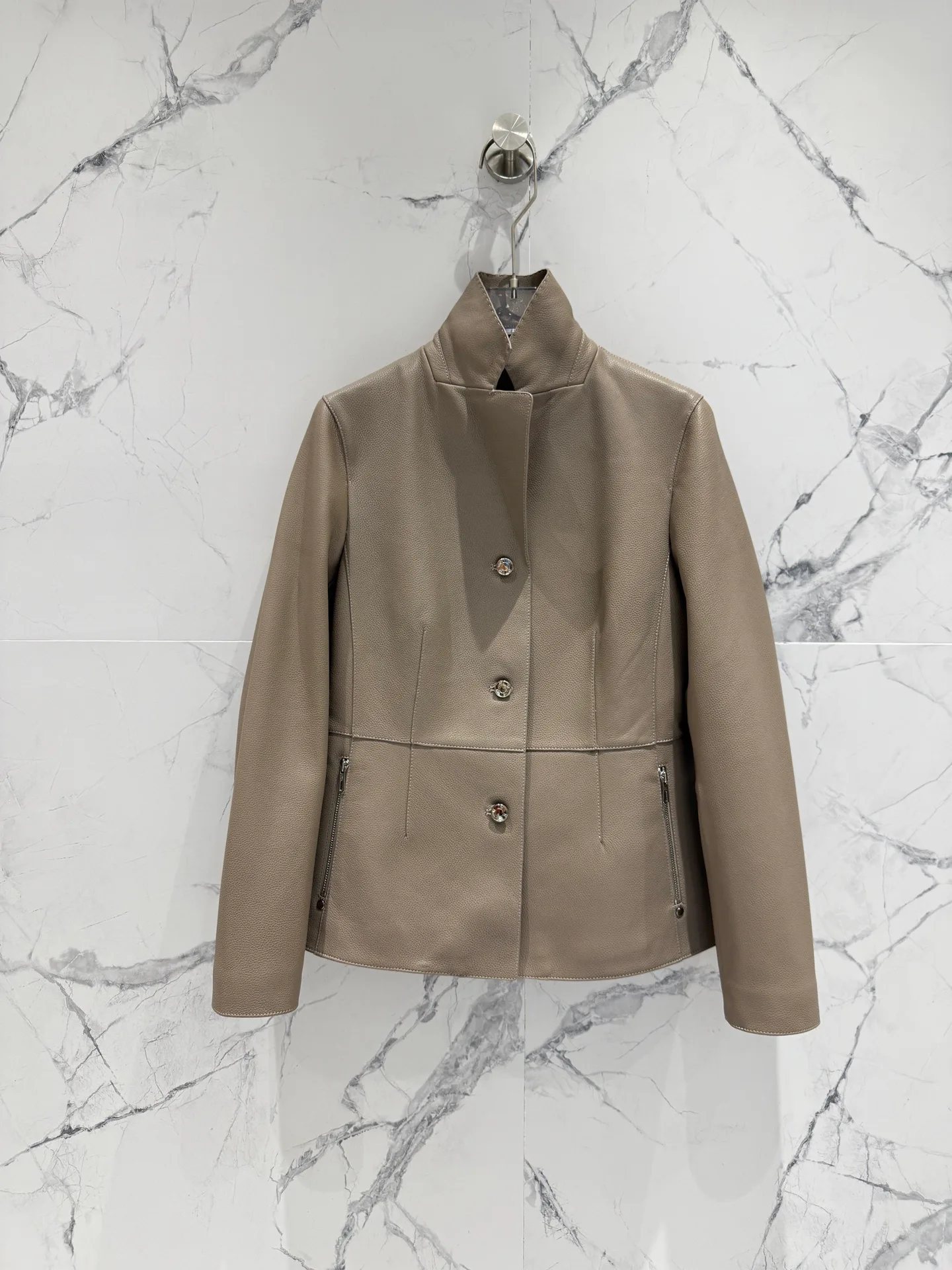 Women's Leather Jackets And Sheepskin Coats HERMES 17823587