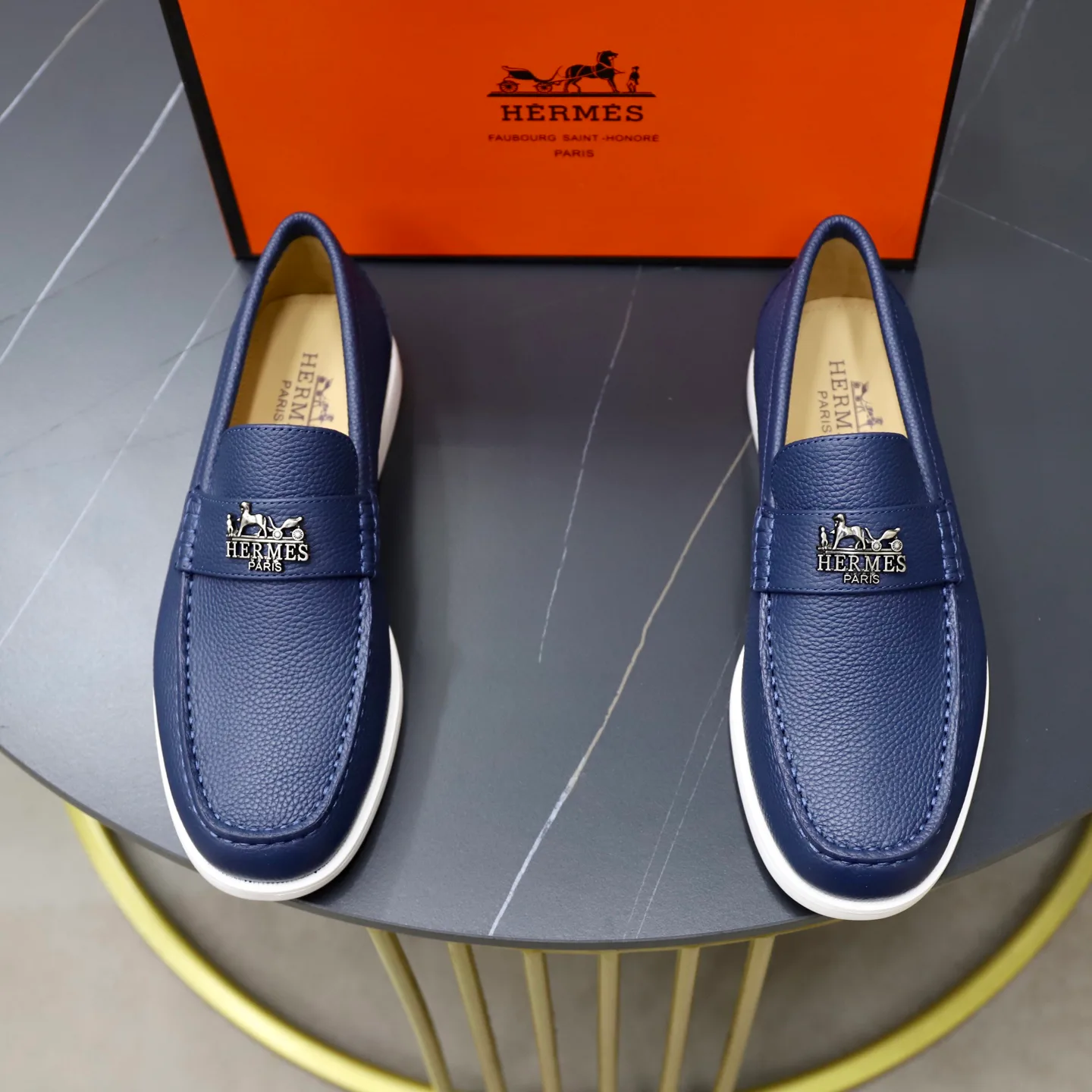 Men's Loafers And Dress Shoes HERMES 17911031