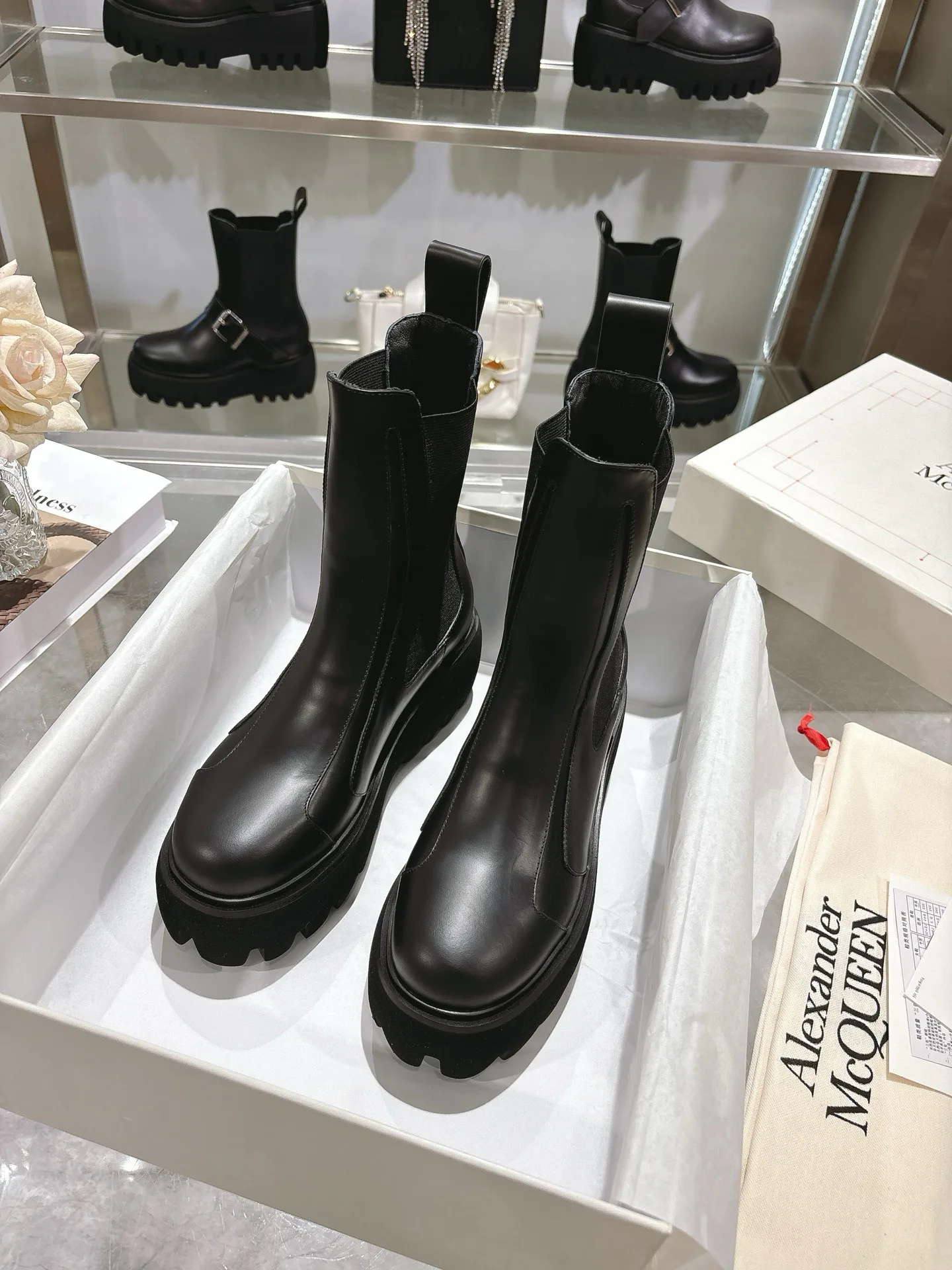 Ботинки Женские Alexander Mcqueen 18561998