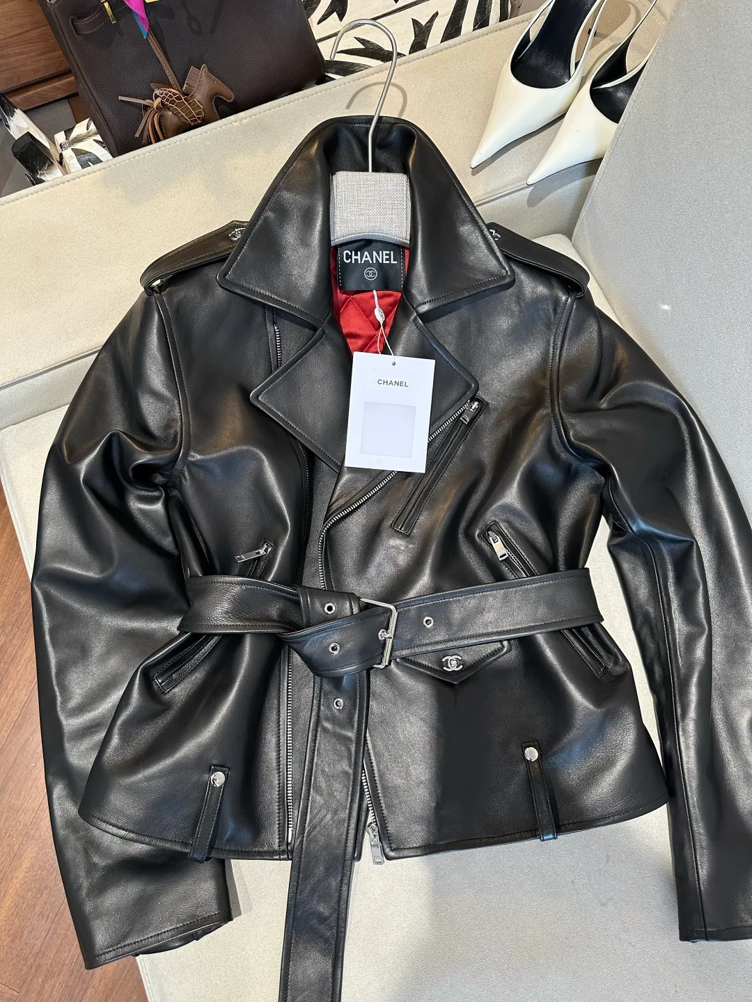 Women's Leather Jackets And Sheepskin Coats CHANEL 17399764