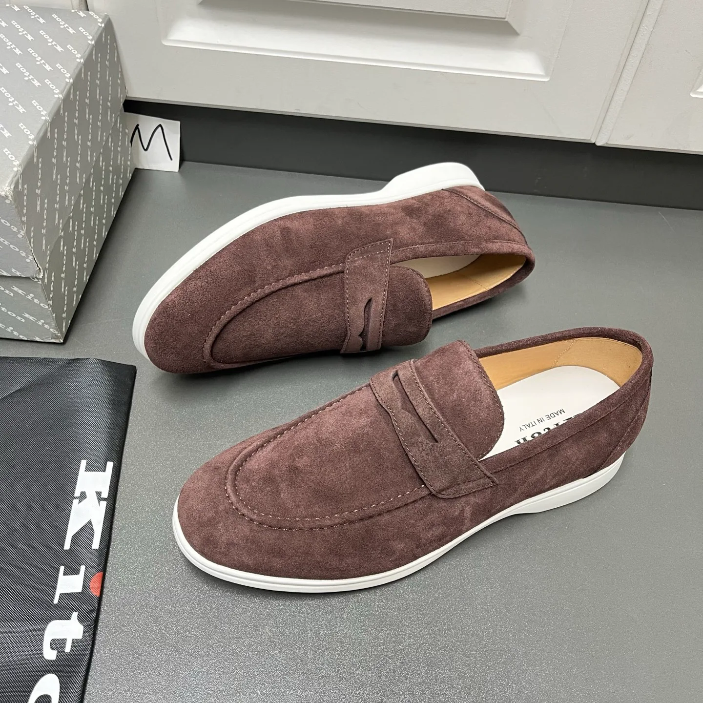 Men's Loafers And Dress Shoes KITON 17636589