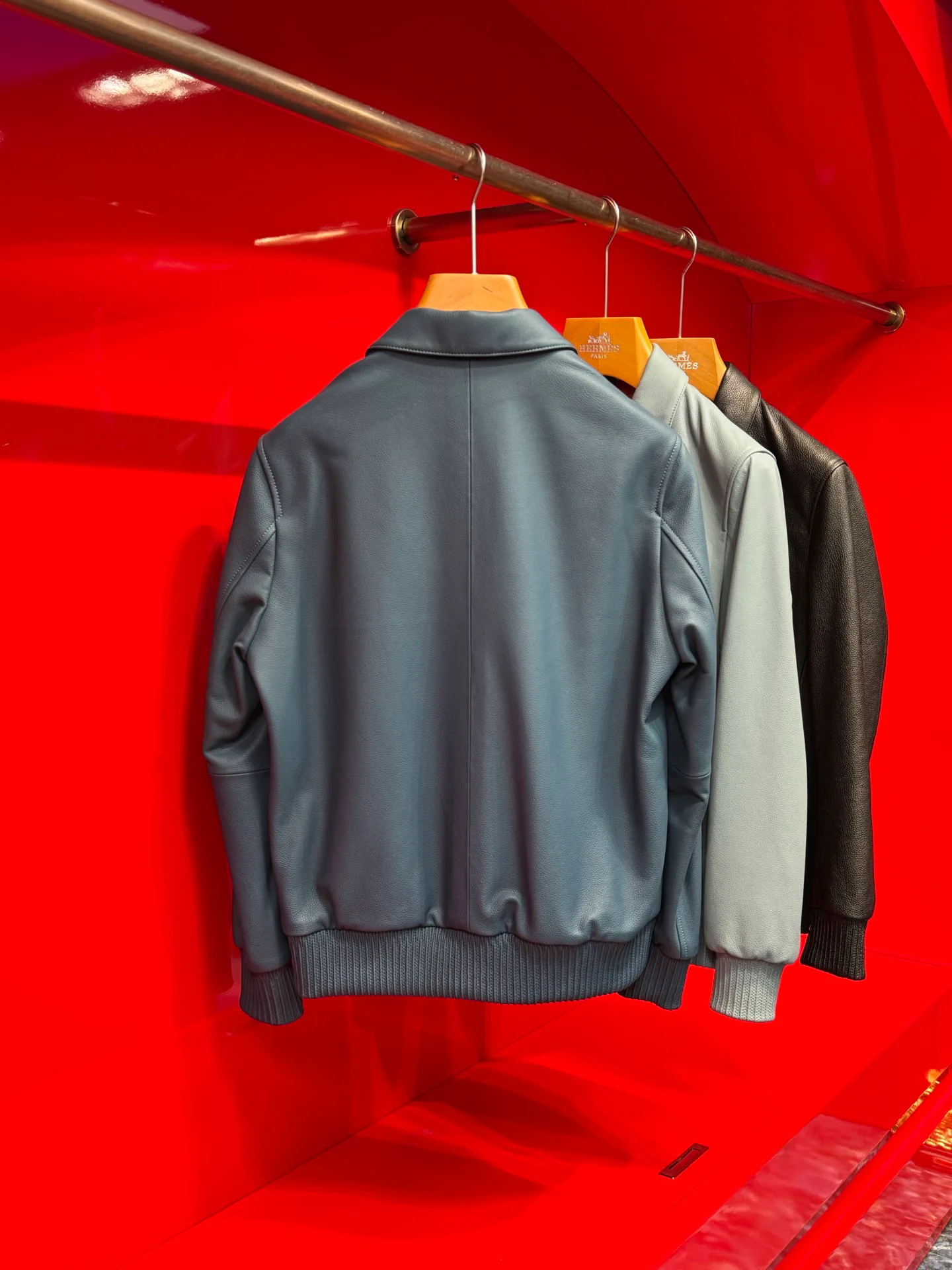 Men's Leather Jackets And Sheepskin Coats HERMES 18372103