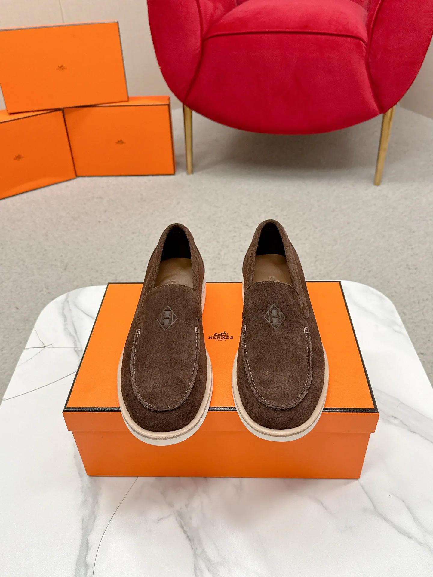 Men's Loafers And Dress Shoes HERMES 17746040