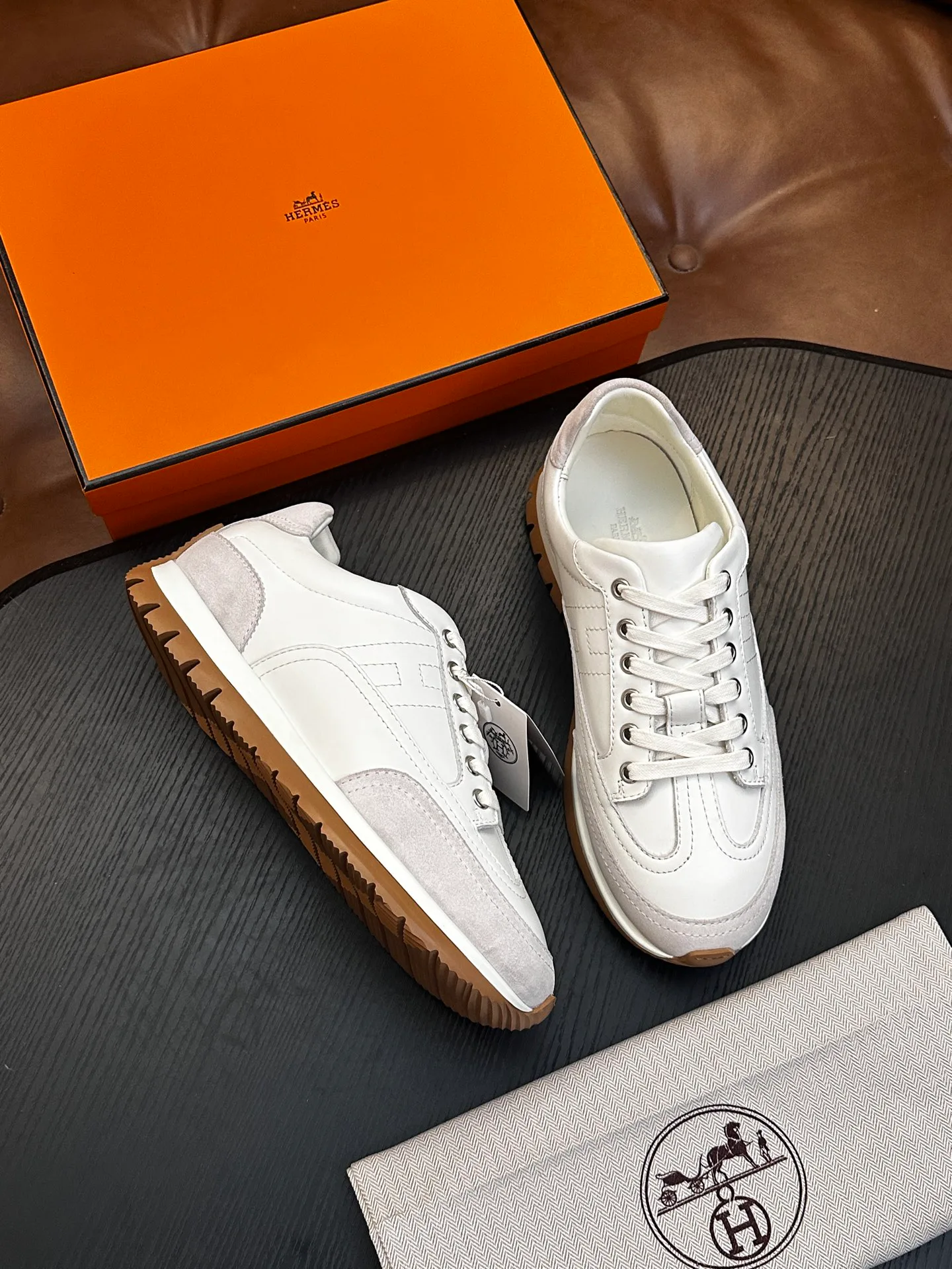 Men's Sneakers HERMES 17733048