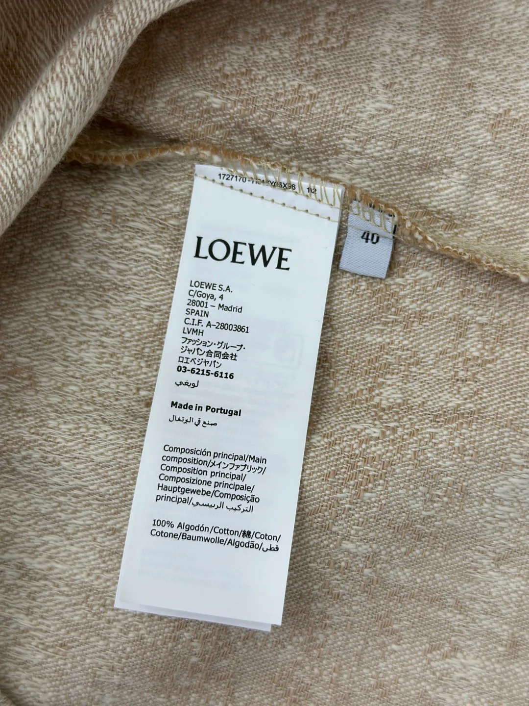 Men's Shirts LOEWE 17288547