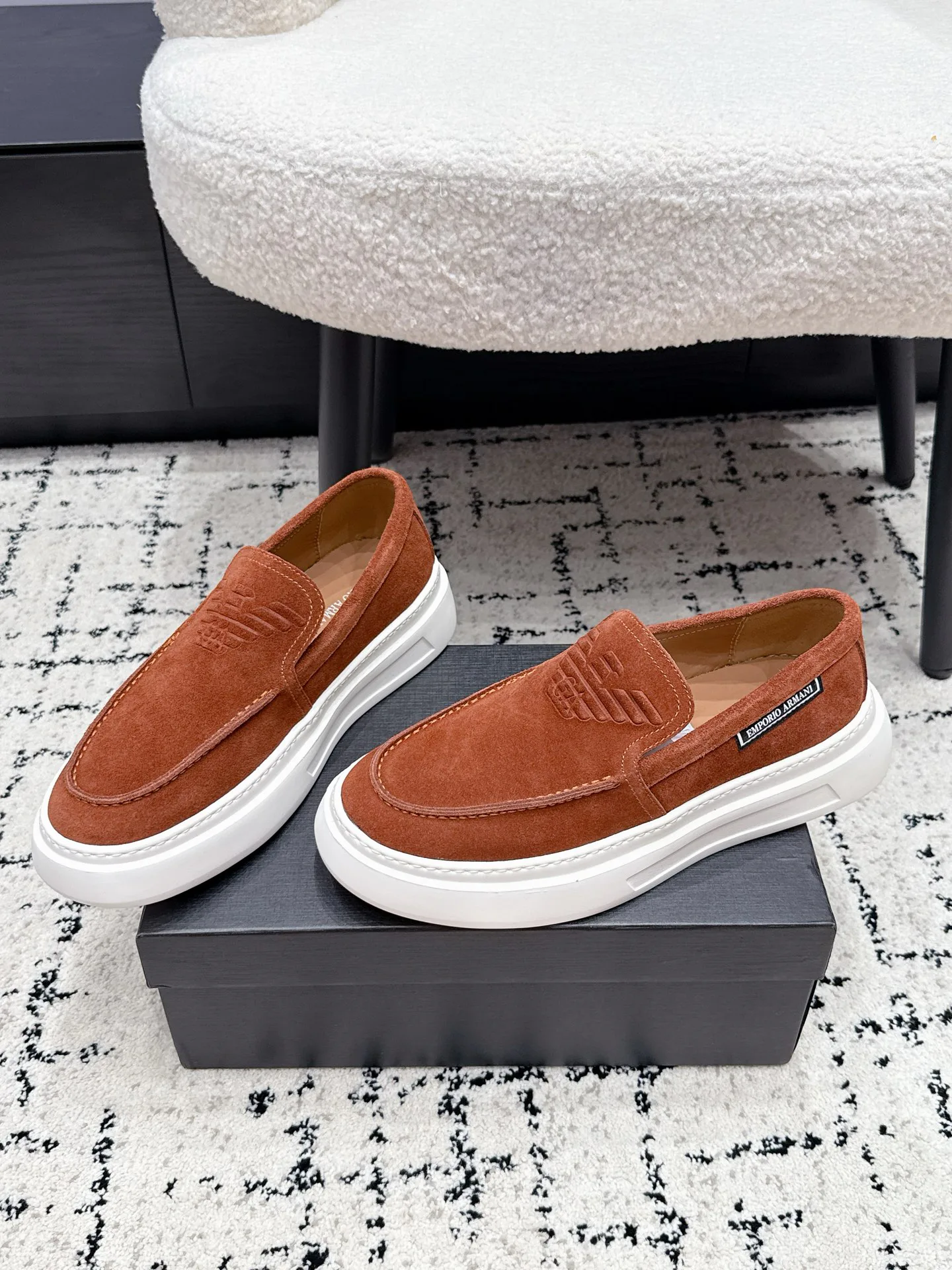 Men's Loafers And Dress Shoes ARMANI 17106855