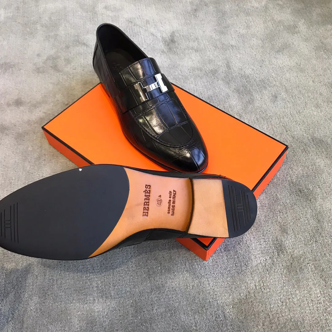 Men's Loafers And Dress Shoes HERMES 17745609
