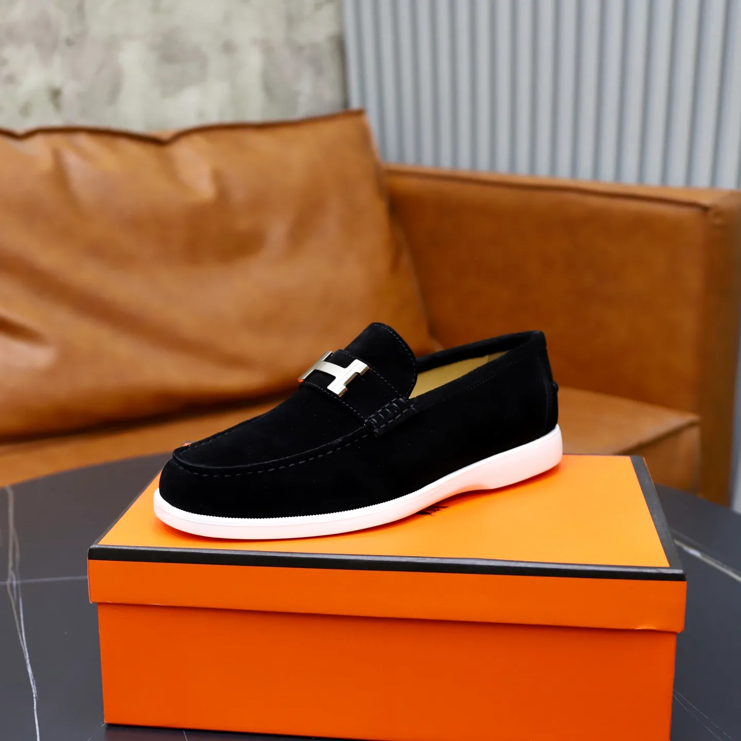 Men's Loafers And Dress Shoes HERMES 17911022