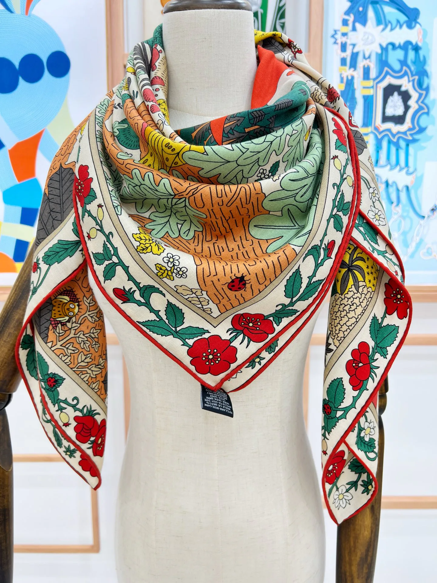 Silk Scarves HERMES 18222459