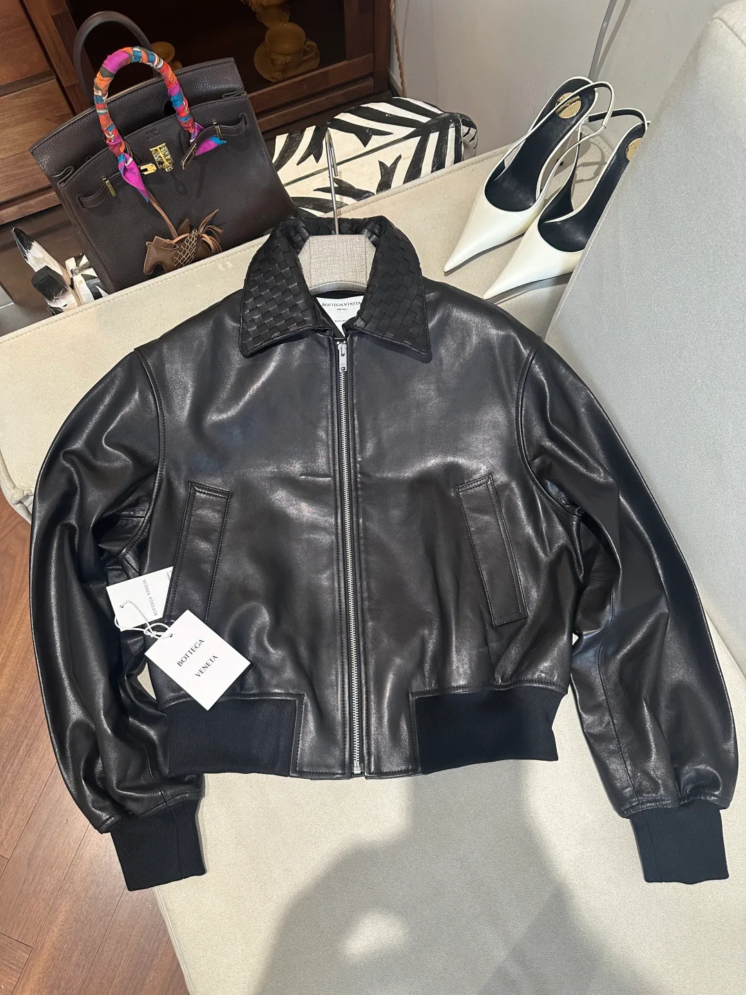 Women's Leather Jackets And Sheepskin Coats BOTTEGA VENETA 17934097